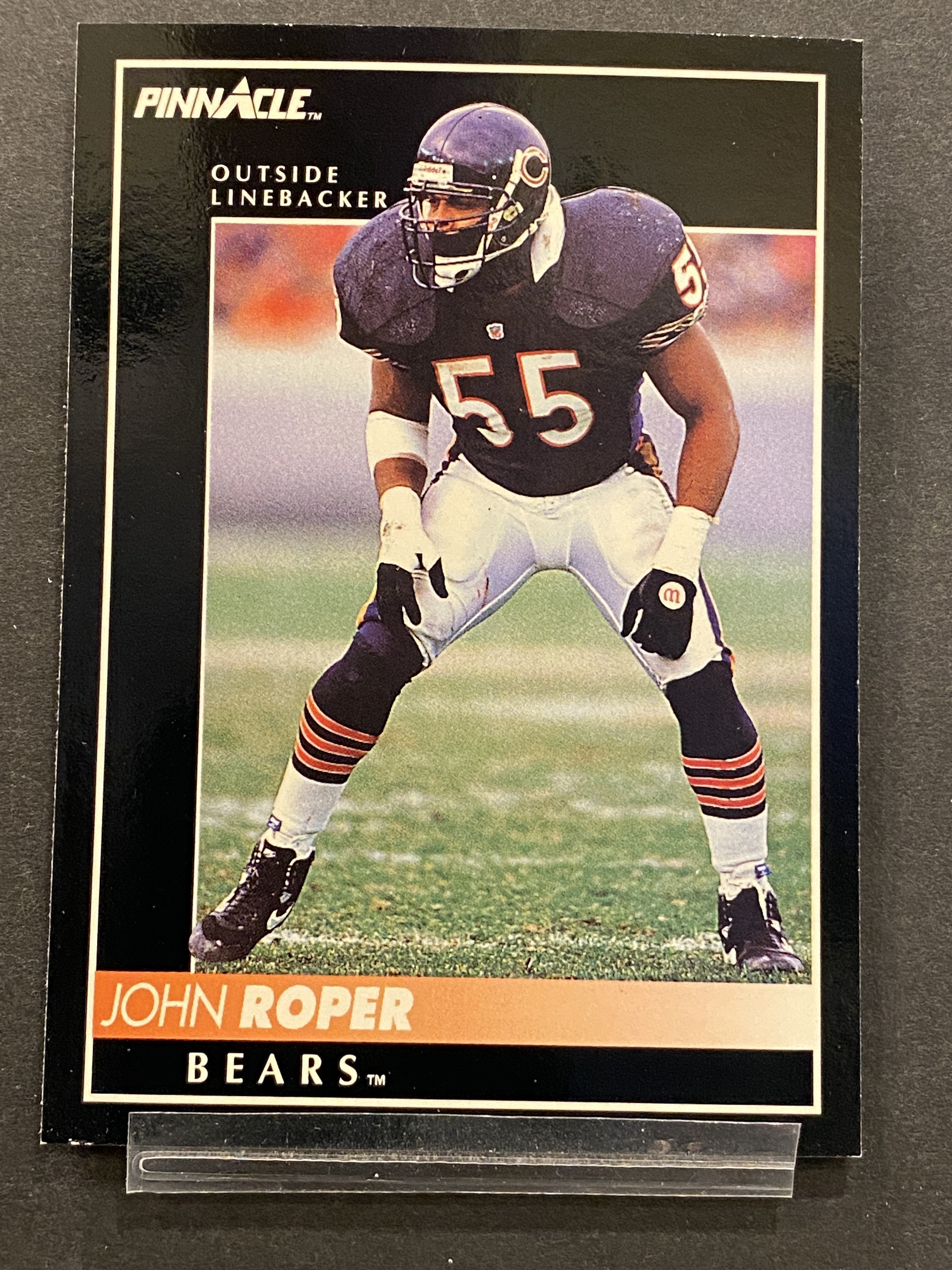 John Roper Pinnacle Football Card Chicago Bears
