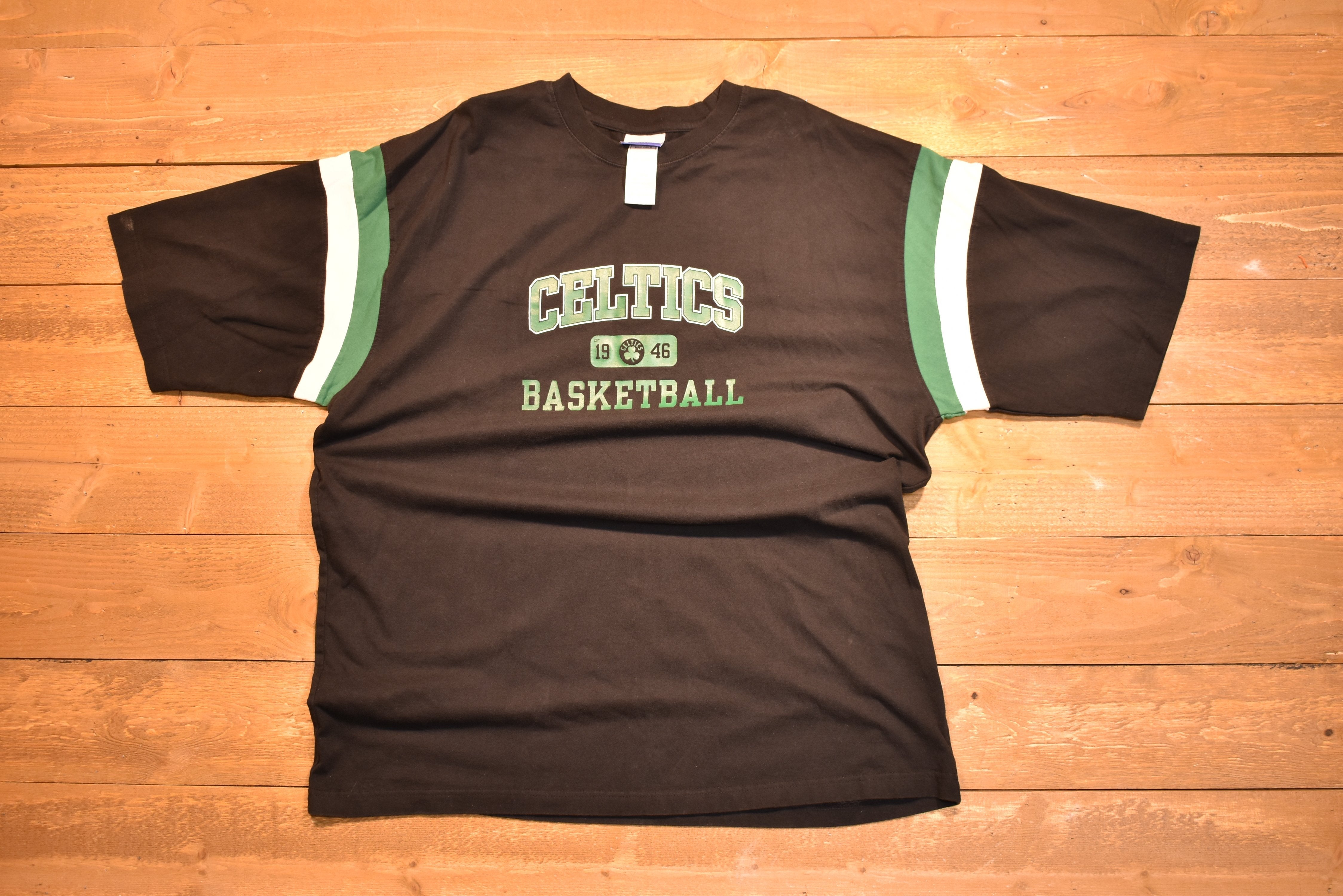 Boston Celtics NBA basketball T-shirt two XL men's Reebok used