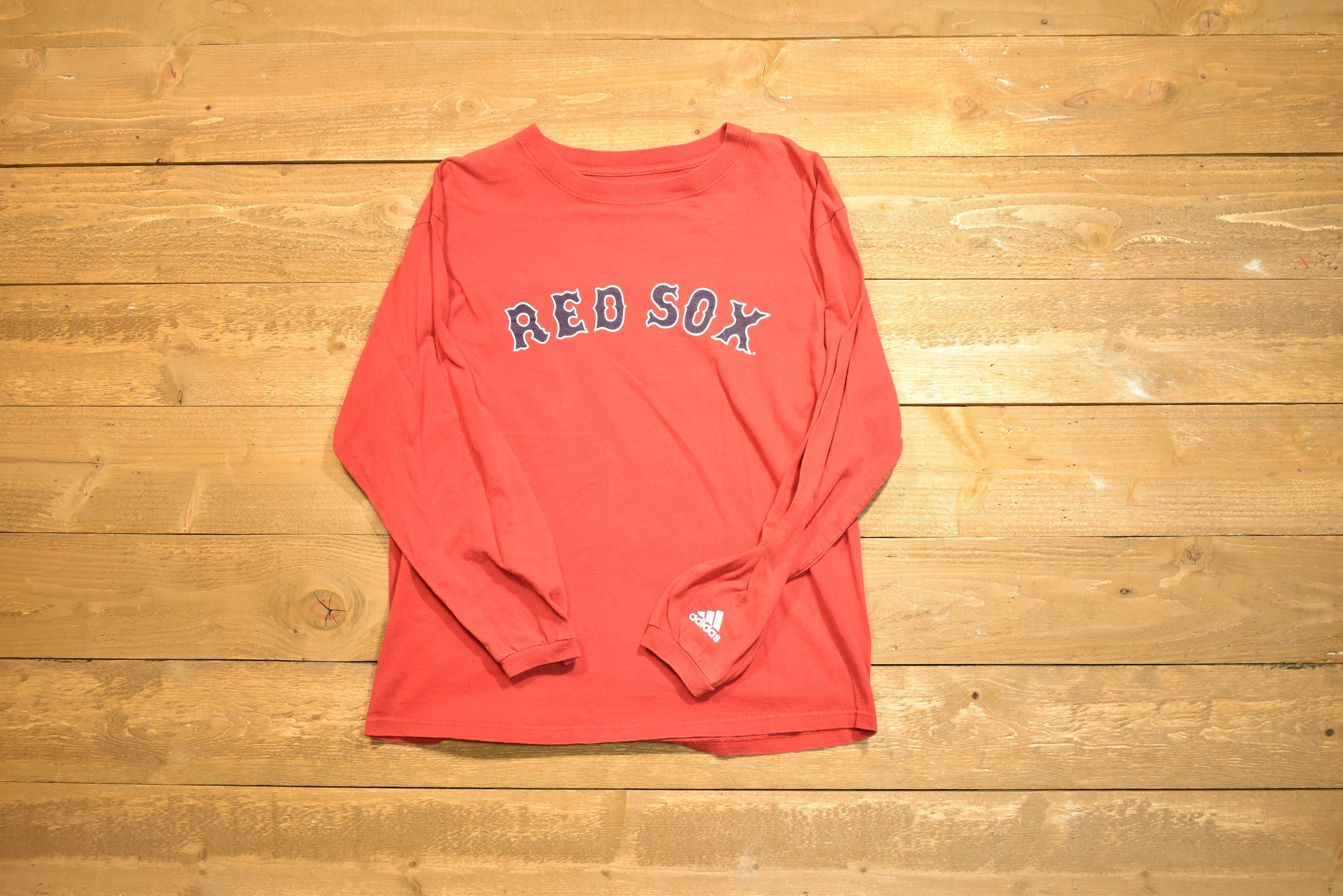 Boston Red Sox medium Adidas longsleeve red MLB baseball