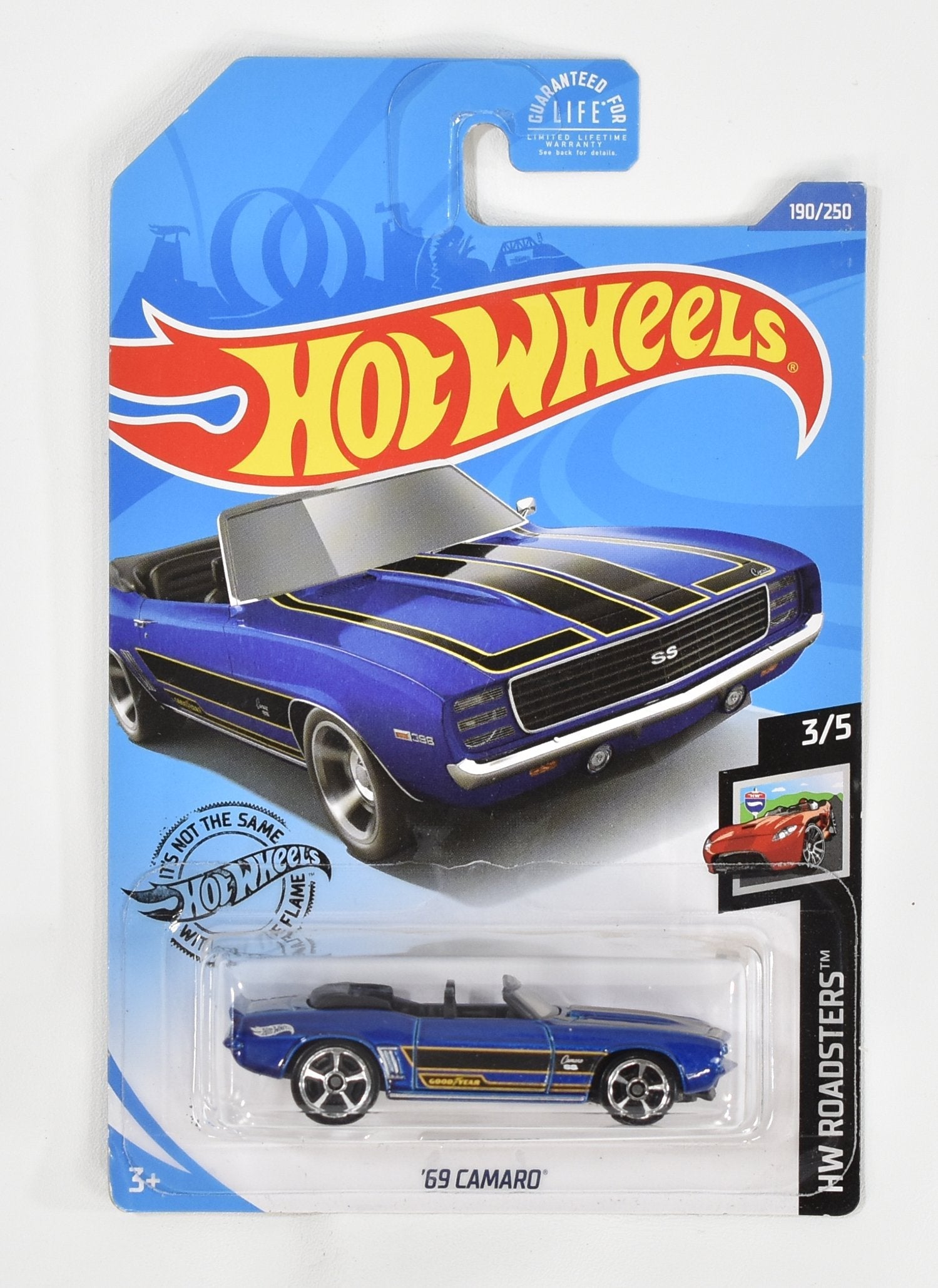 Hot Wheels Die Cast 2020 Mattel 69 Camaro HW Roadsters 3 of 5 190/250 NEW 2020 M