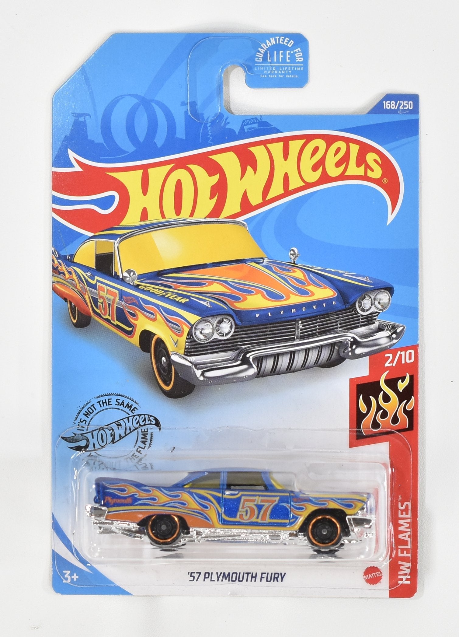 Hot Wheels Die Cast 2020 Mattel 57 Plymouth Fury 2 / 10 168-250 Mattel 2020 HW F