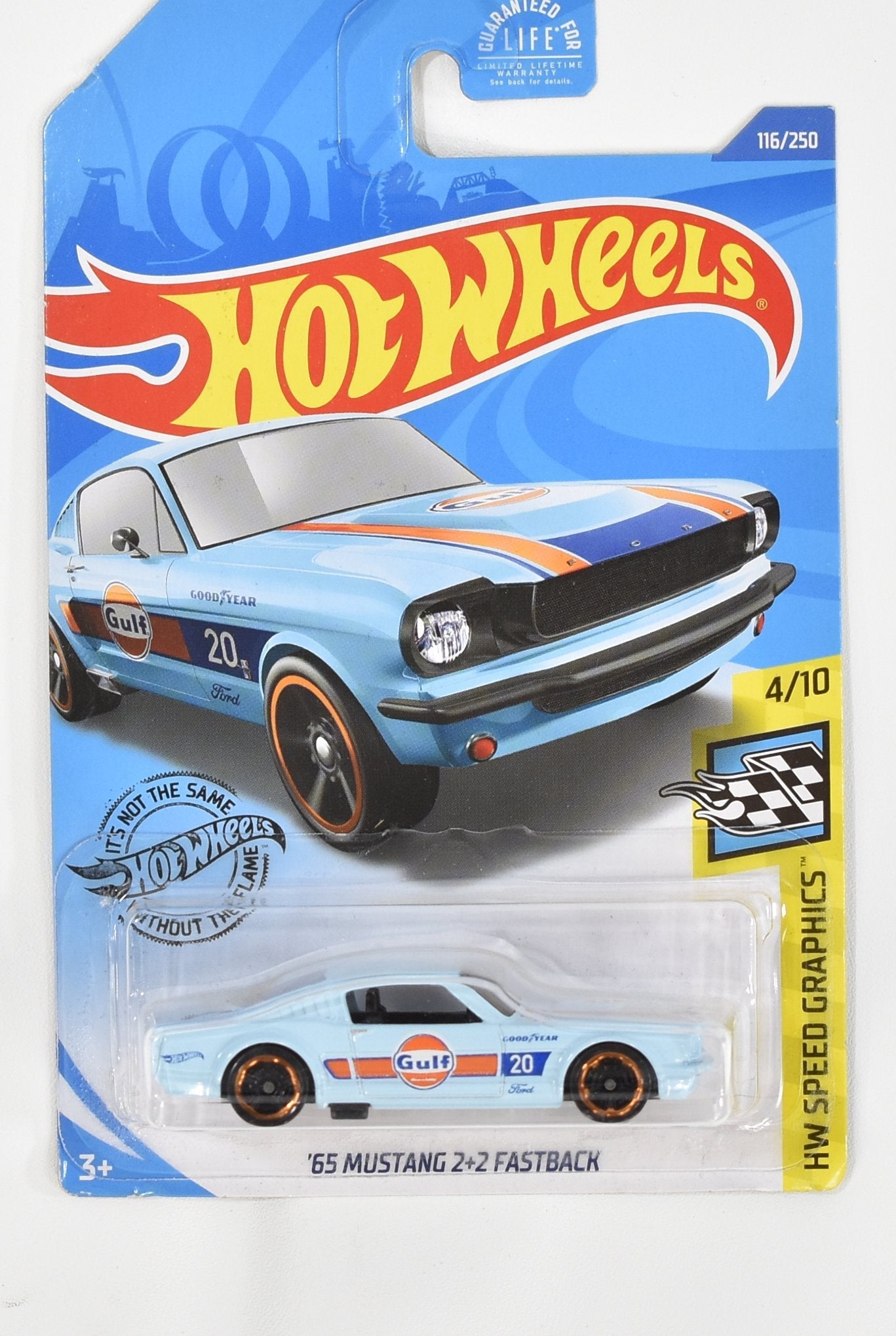 Hot Wheels Die Cast 2020 Mattel 65 Mustang Fastback HW Speed Graphics 4/10 116/2