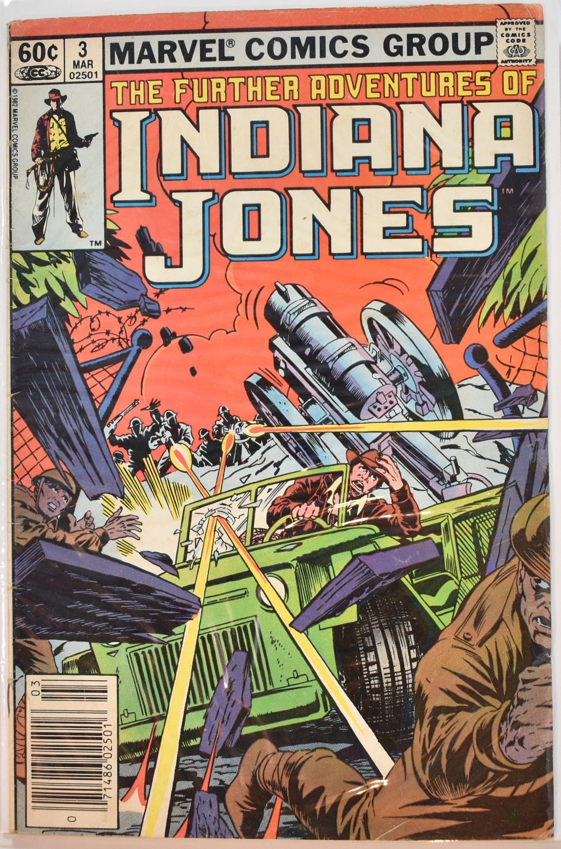 Indiana jones Marvel Comic Group 3 Comic Book