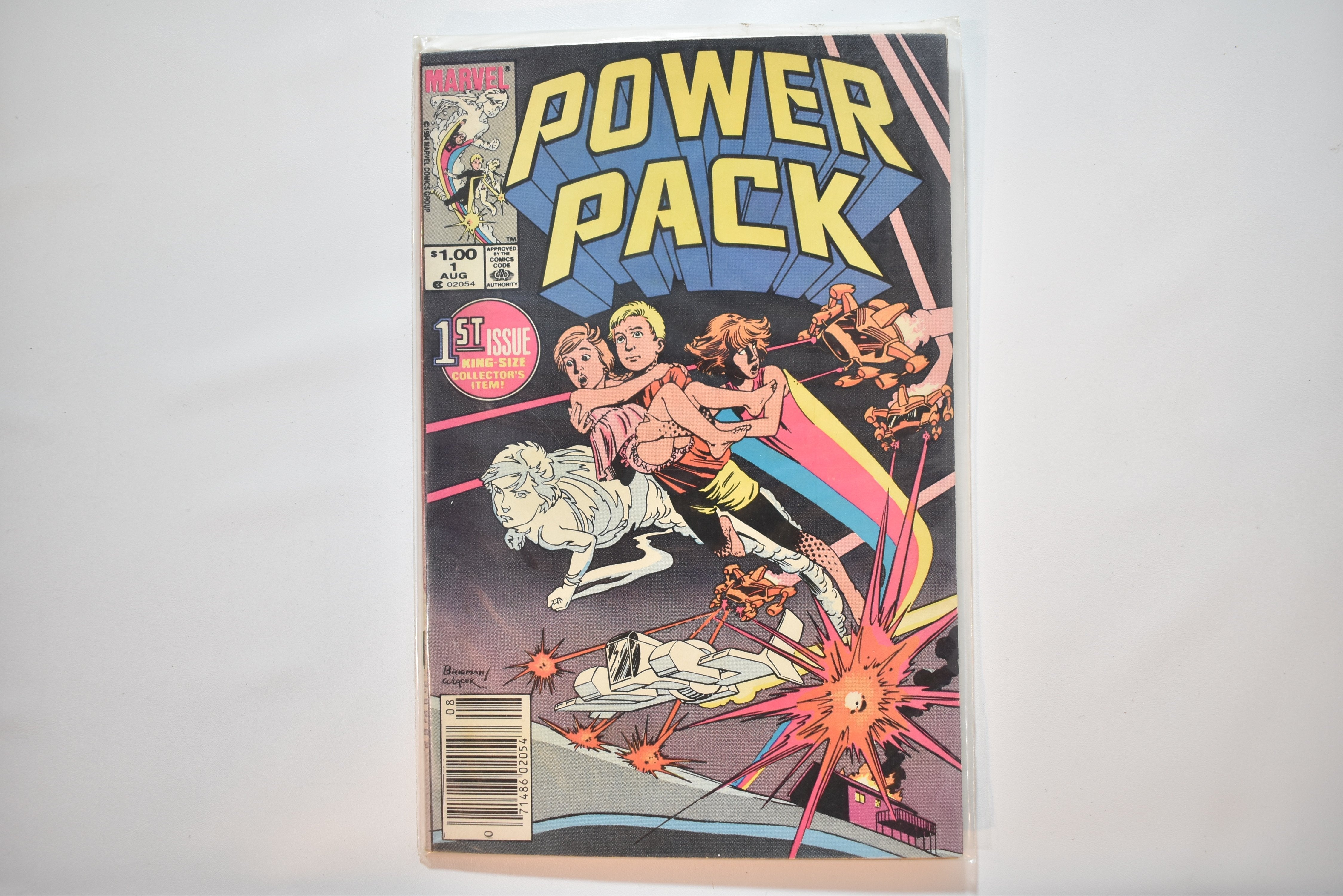 Power Pack 1 Marvel Comic Book Aug