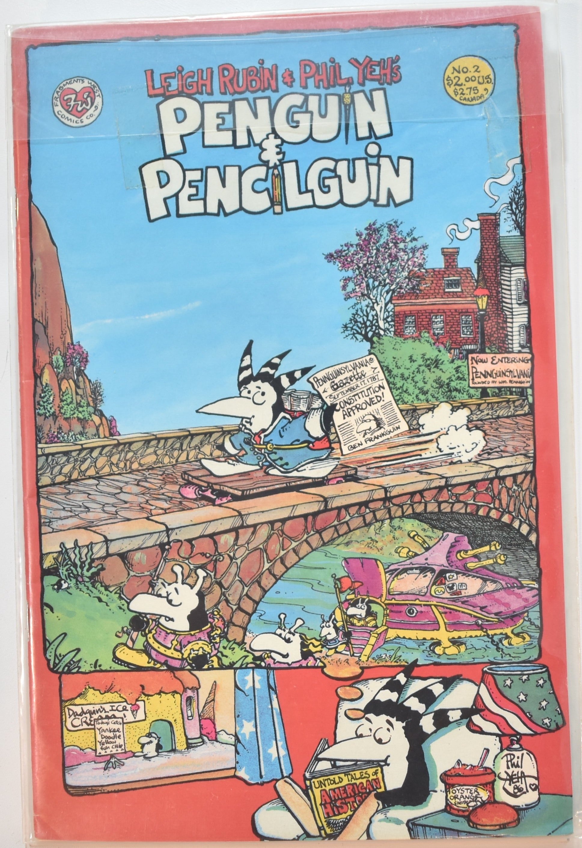 Penguin and pencilguin comic book No.2
