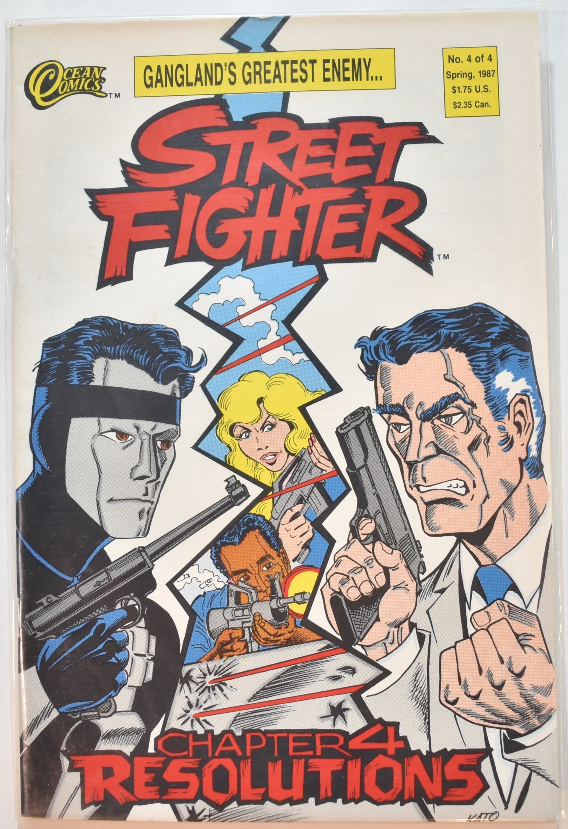 Street fighter Chapter 4 no. 4 of 4 comic Book Resolutions Ocean Comics