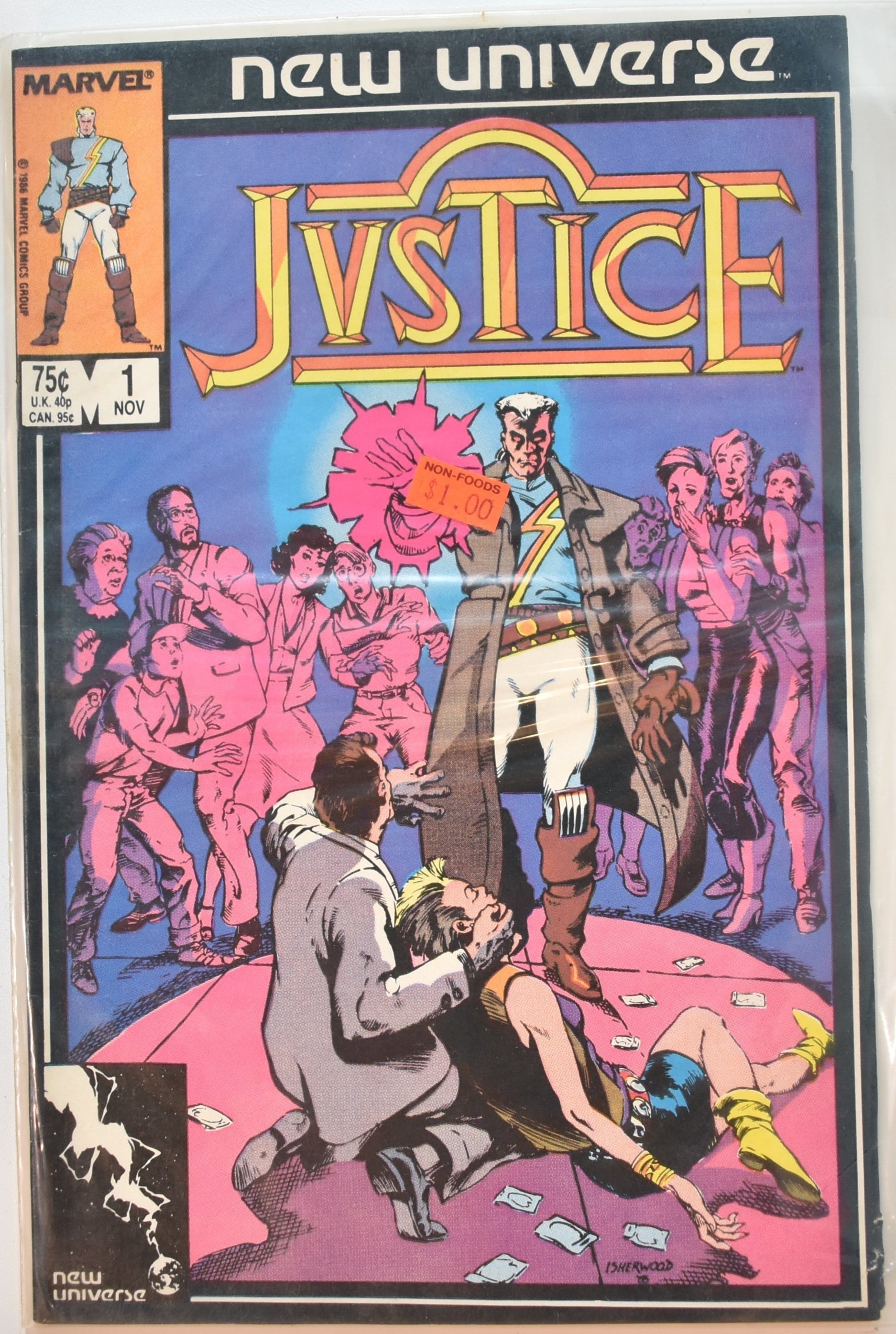 Jvstice 1 marvel Comics New Universe Comic Book