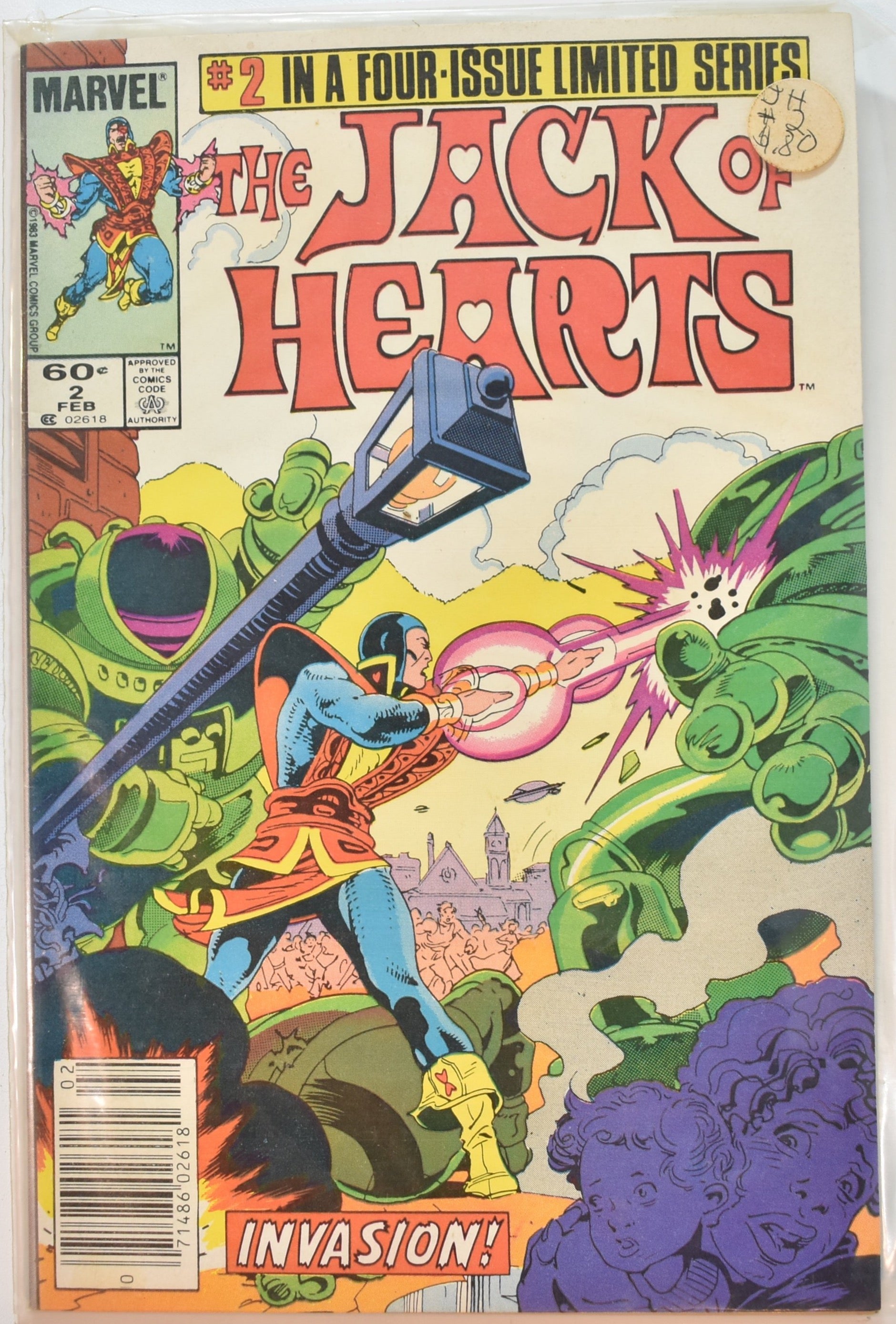 The Jack of Hearts 2 Feb Marvel Comic Book