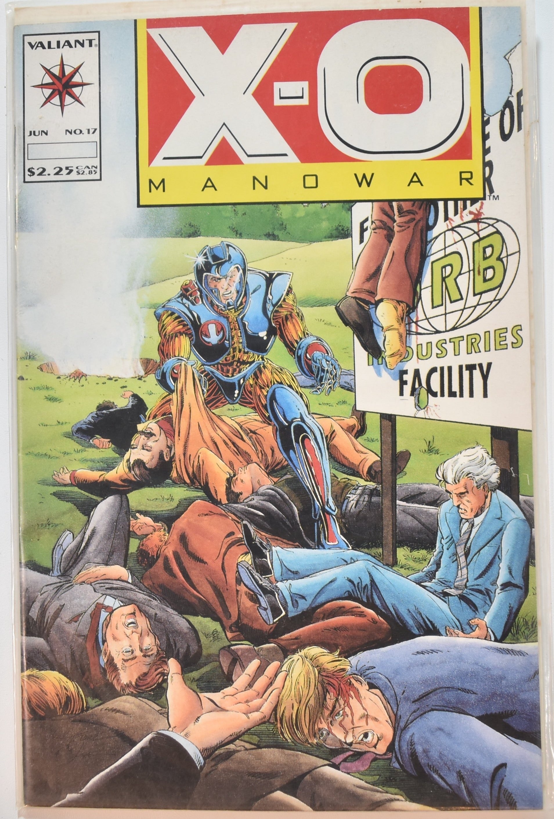 X-O Manowar No. 17 Jun Valiant Comic Book