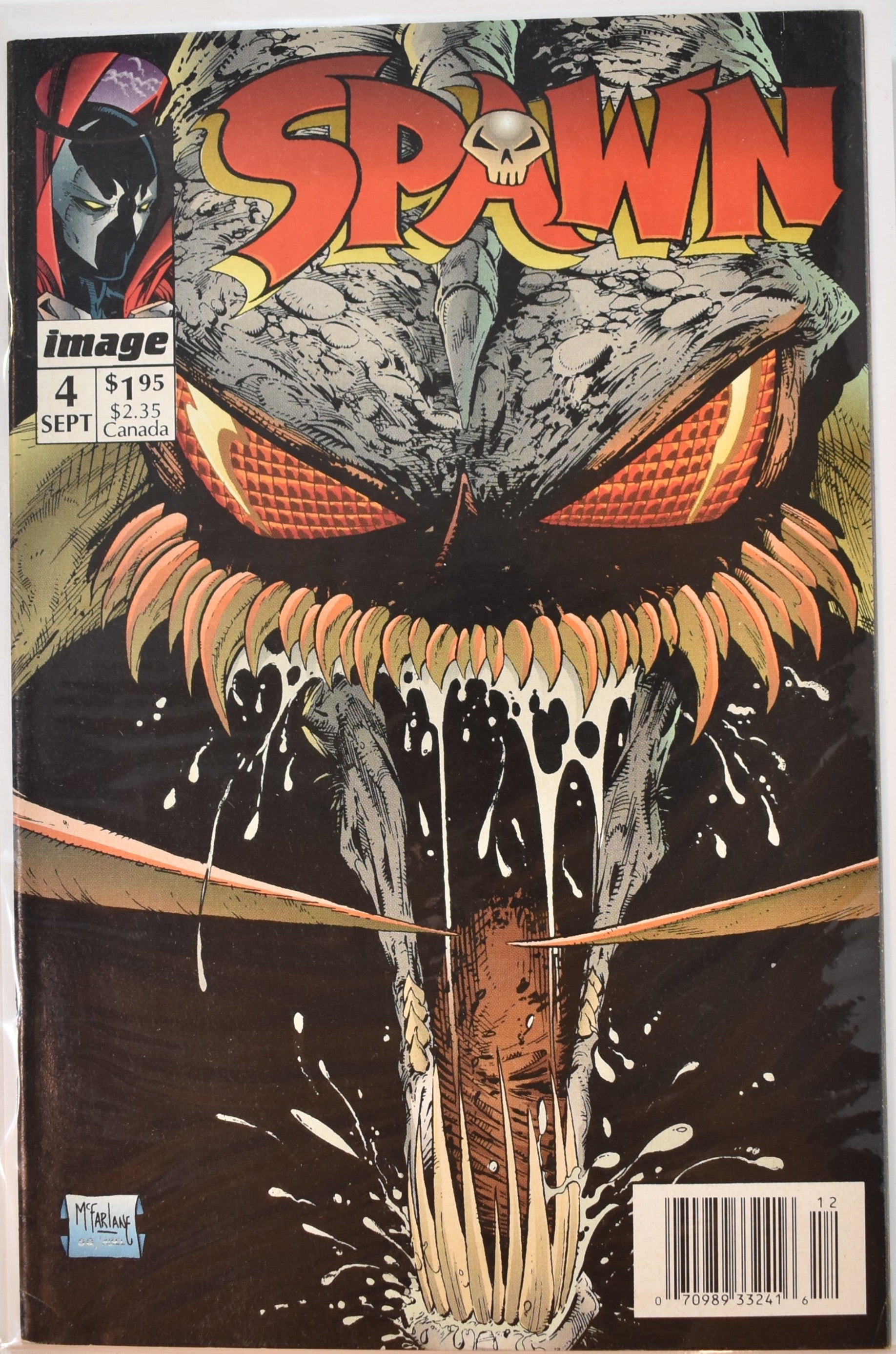 Spawn Comic book 4 Image Comics