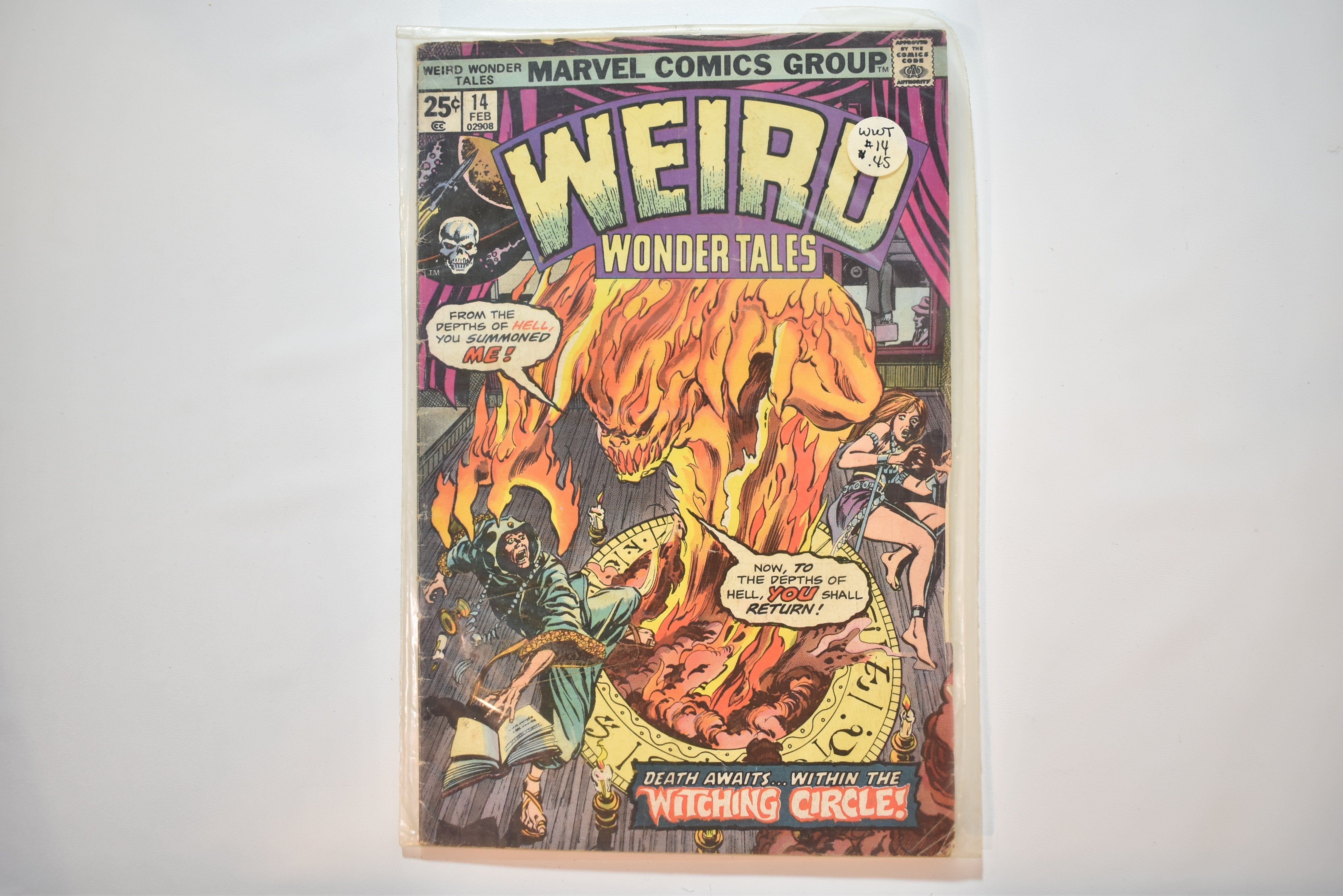 Weird Wonder Tales 14 Marvel comic group Feb