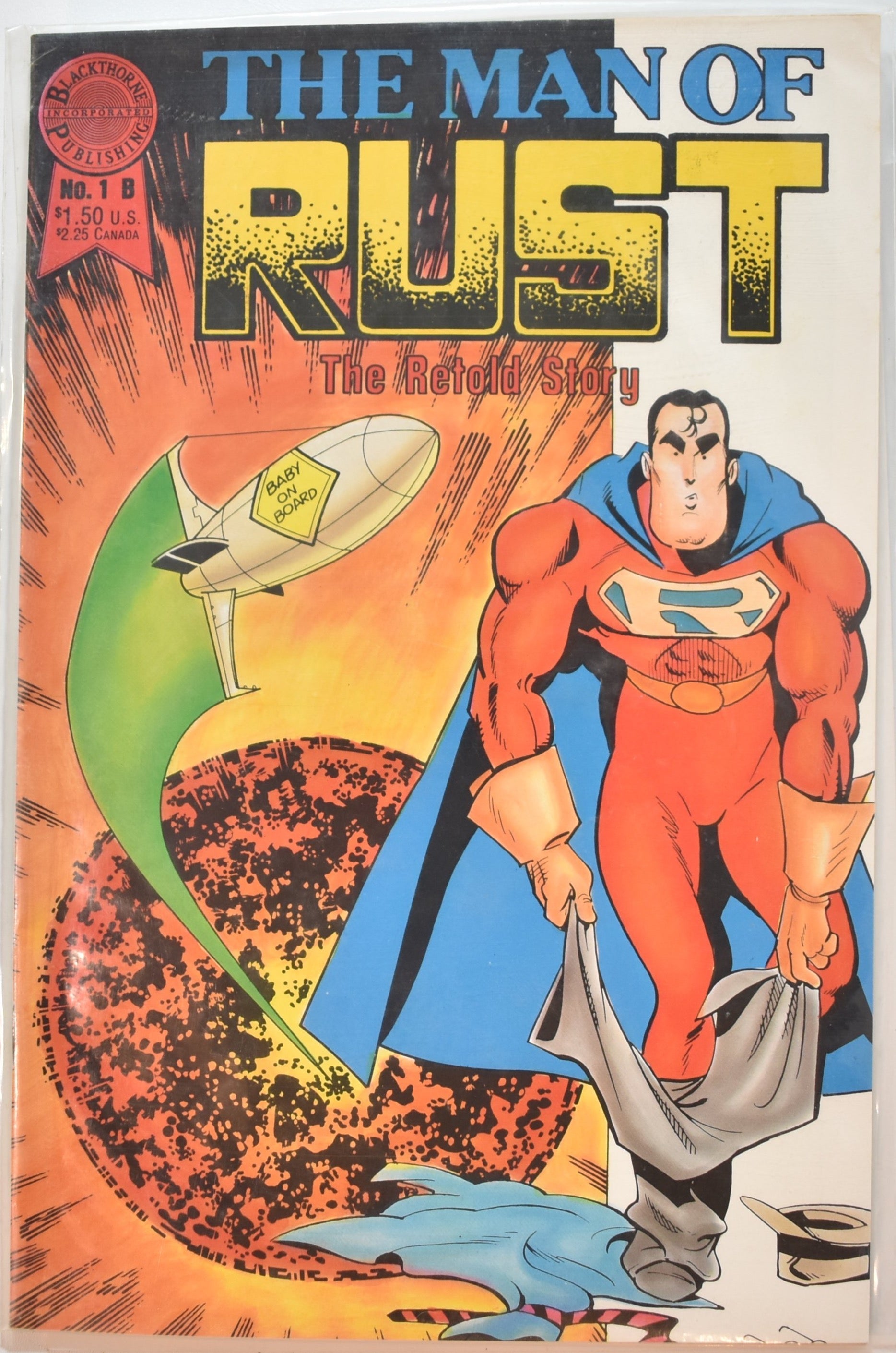 The man of Rust No. 1 Blackthorne Publishing Comic Book