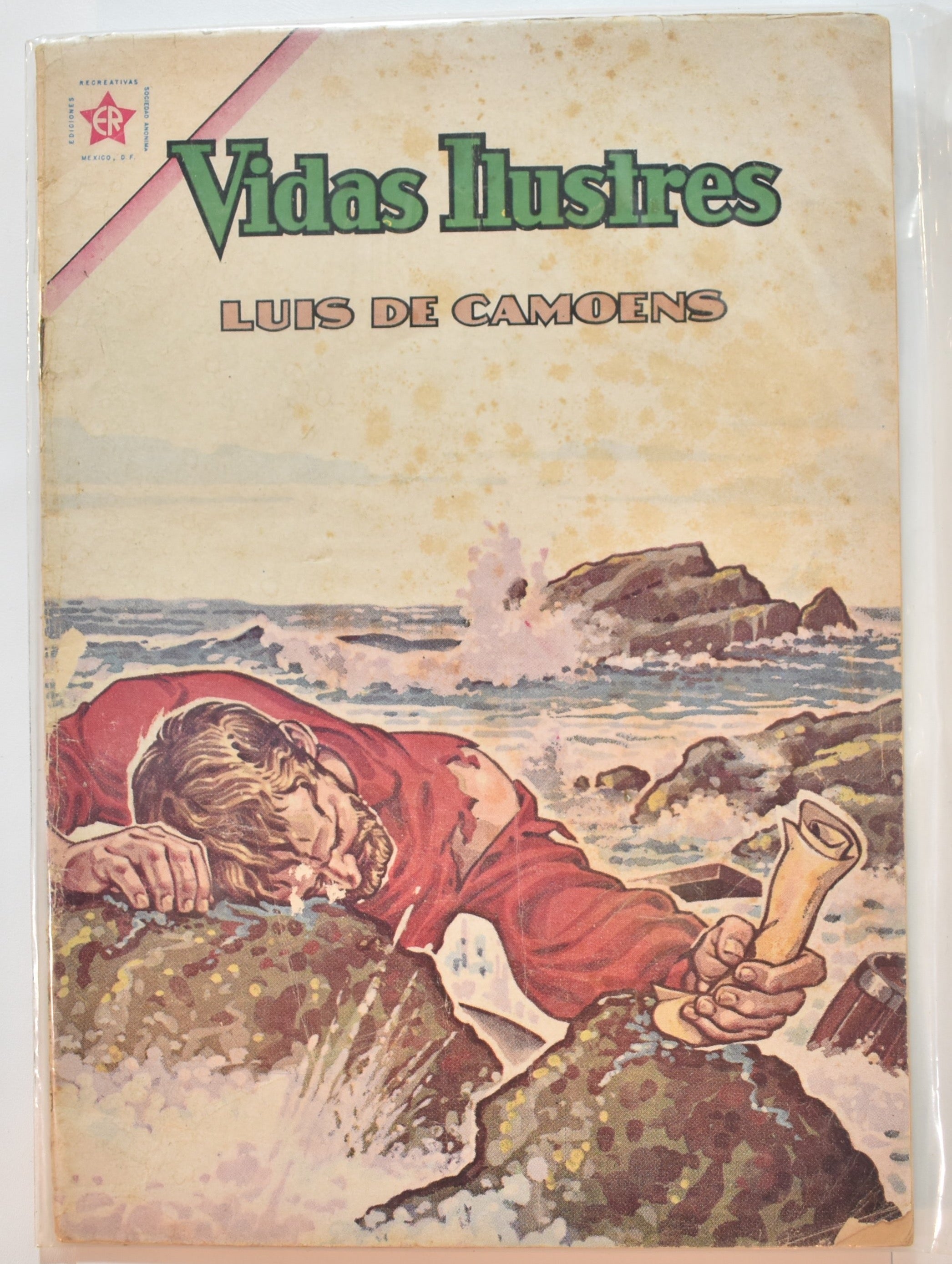 Vidas Ilustres Luis De Camoens Comic Book