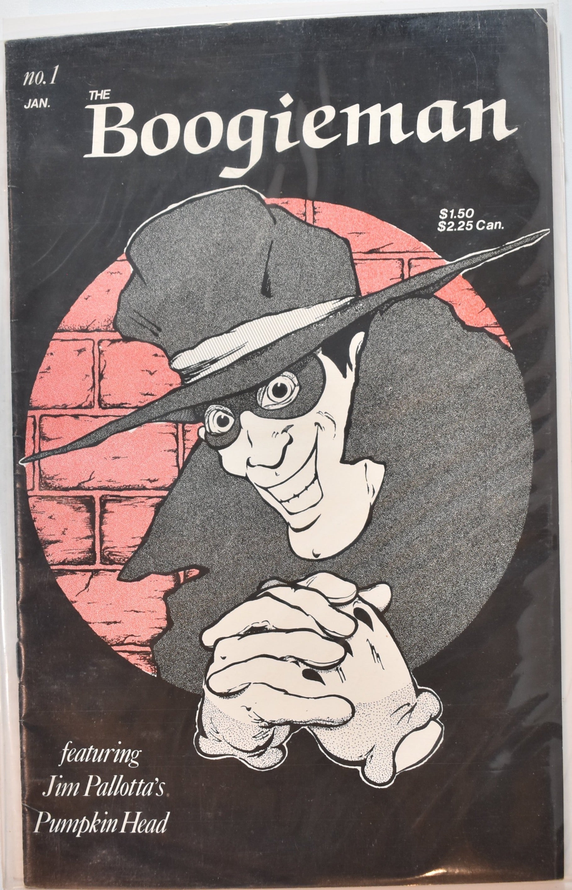 The Boogie Man Comic Book JAN JIM Pallottas Pumpkin Head