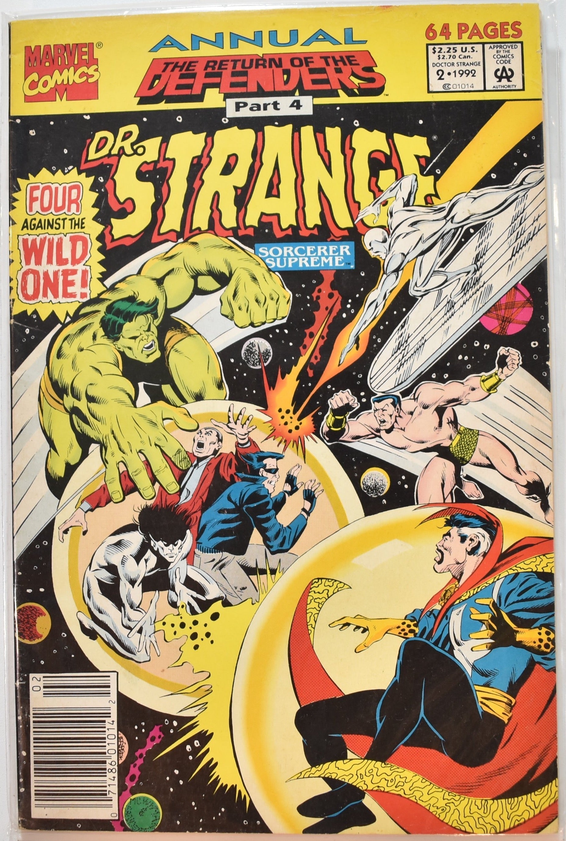 Dr. Strange Part 4 Comic Book Annual Return of the defenders Marvel Comics