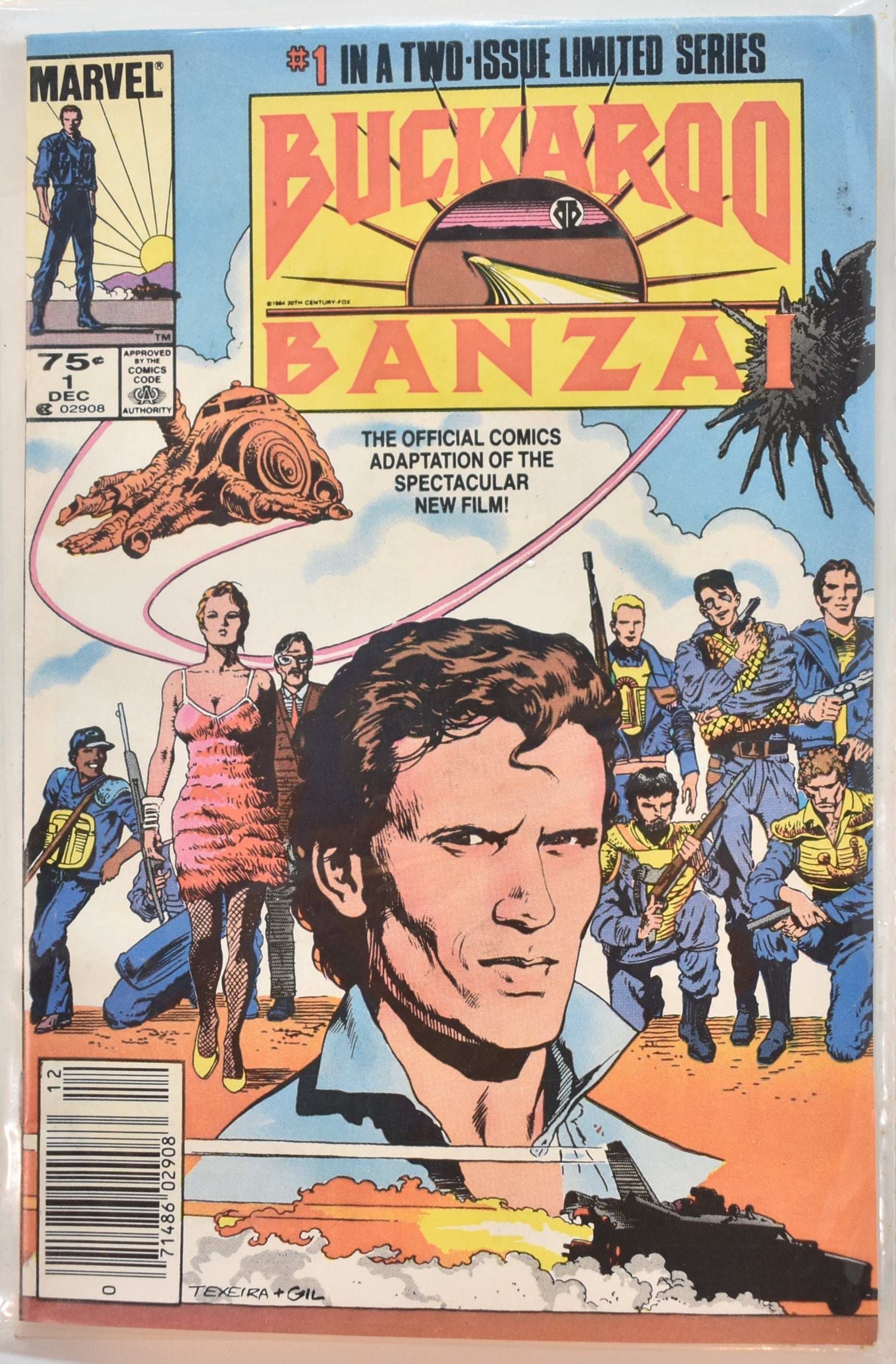 Buckaroo Banzai 1 Comic Book Marvel Comics