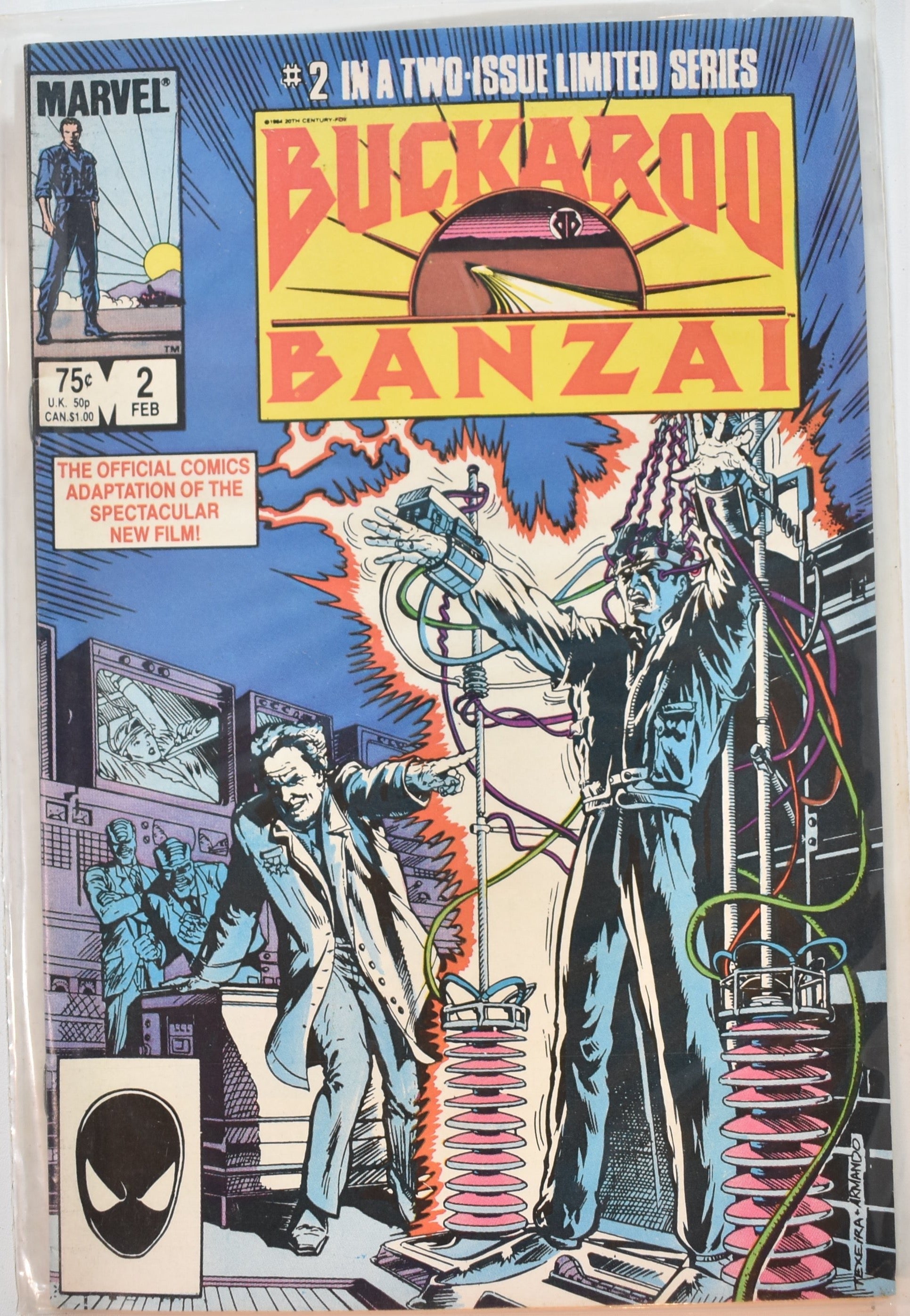 Buckaroo Banzai Marvel Comic Books Feb 2