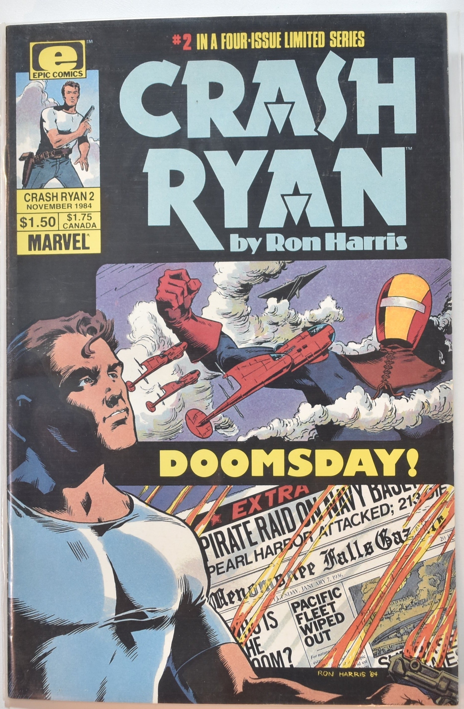 Crash Ryan By Ron Harris Epic Comics 2 in 4
