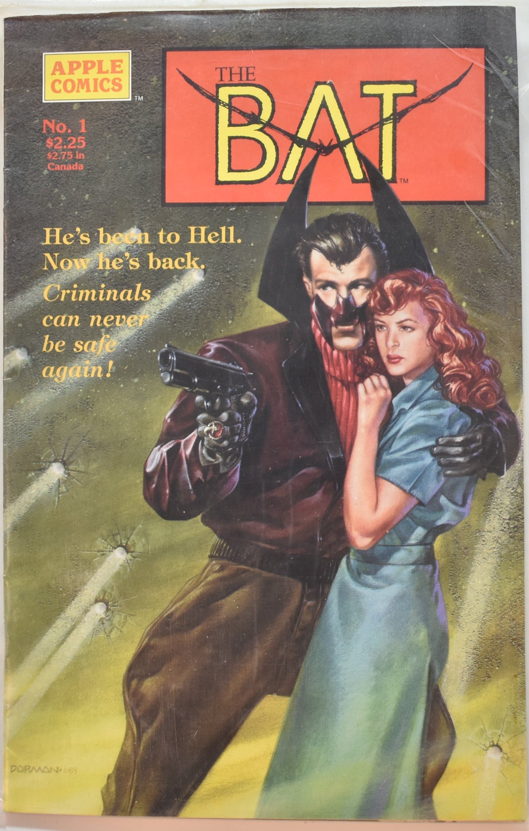The Bat No. 1 Comic Book Apple Comics