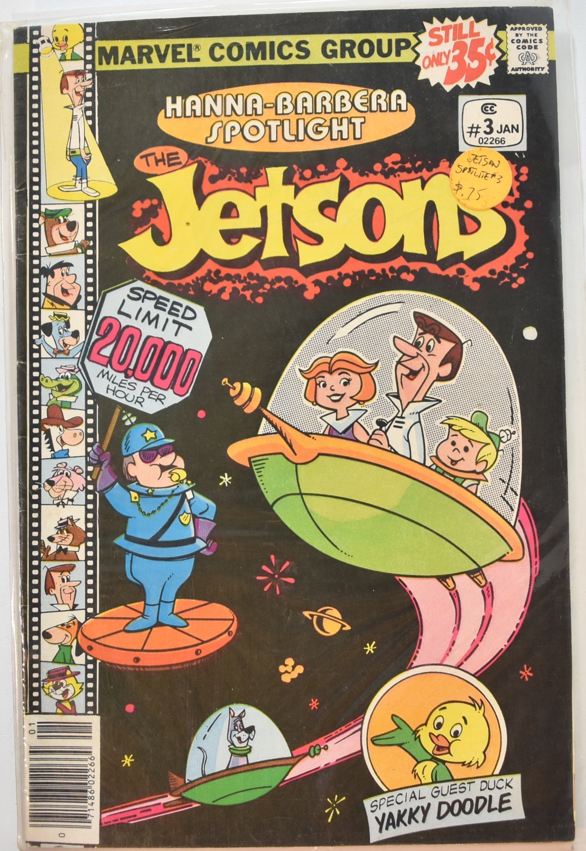 The jetsons 3 Comic Book Jan Marvel Comic Group