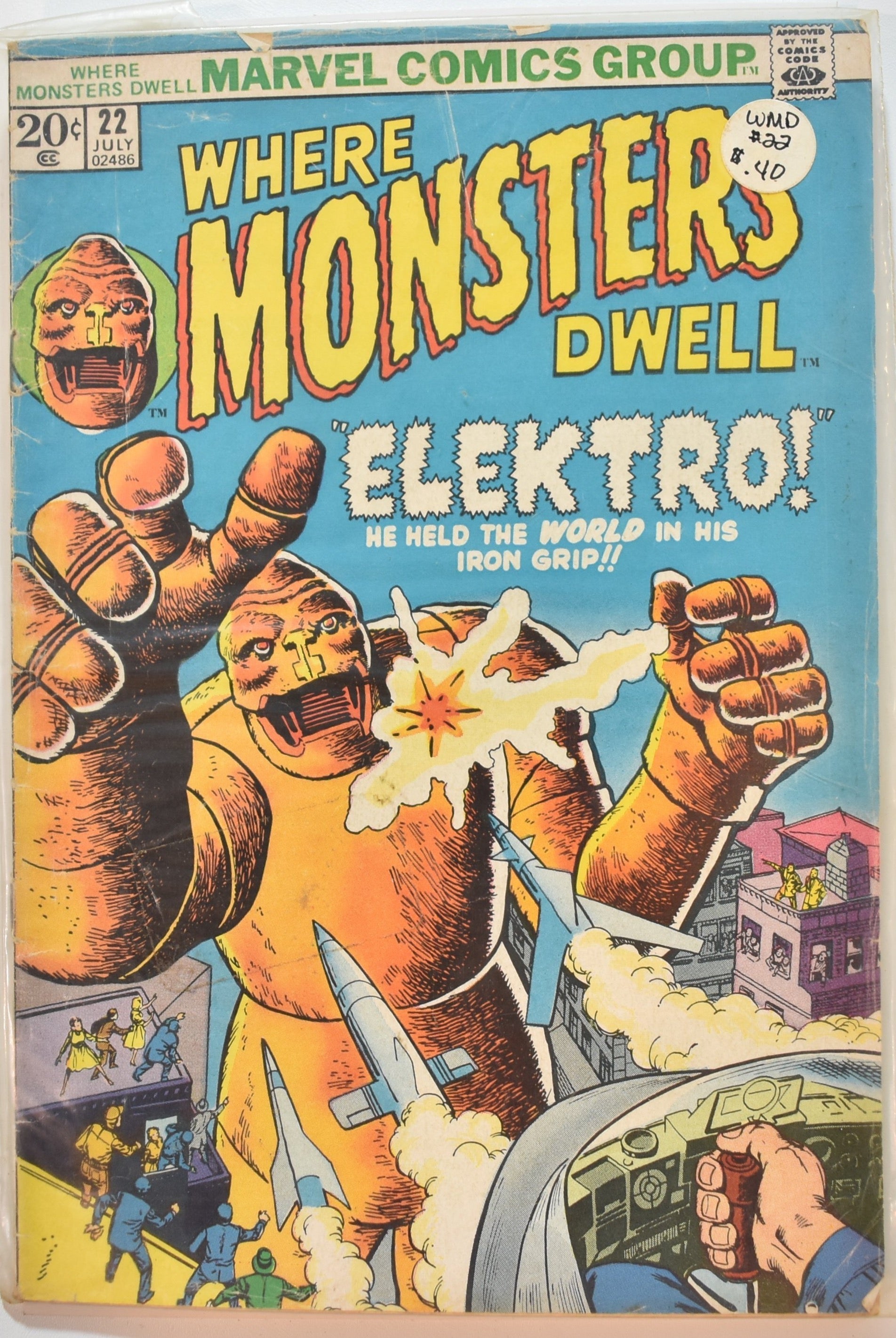Where Monsters Dwell 22 Marvel Comic Group