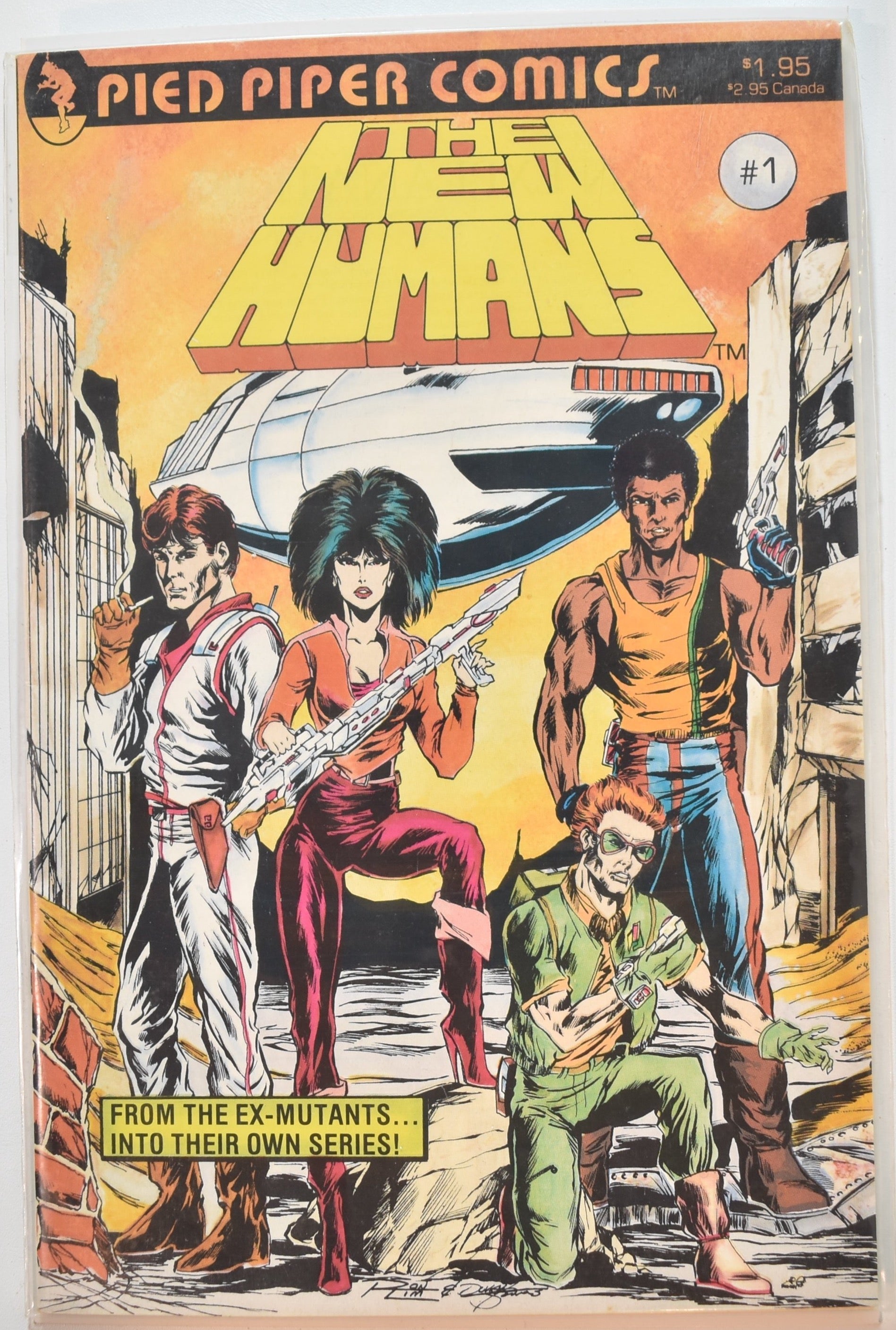 The New Humans Comic Book Issue 1 Pied Piper Comics