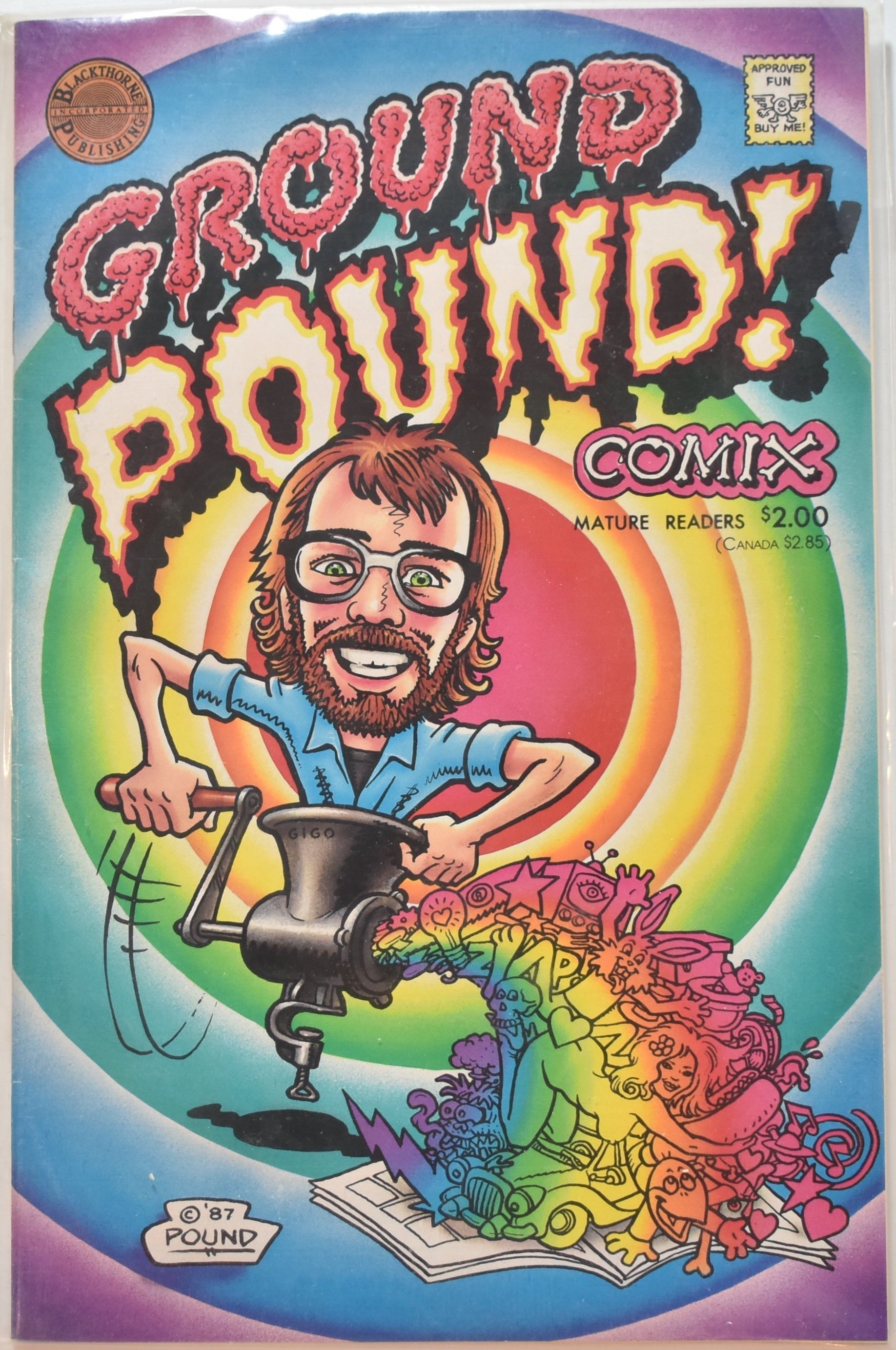 Ground Pound Comix 1987 Blackthorne Publishing