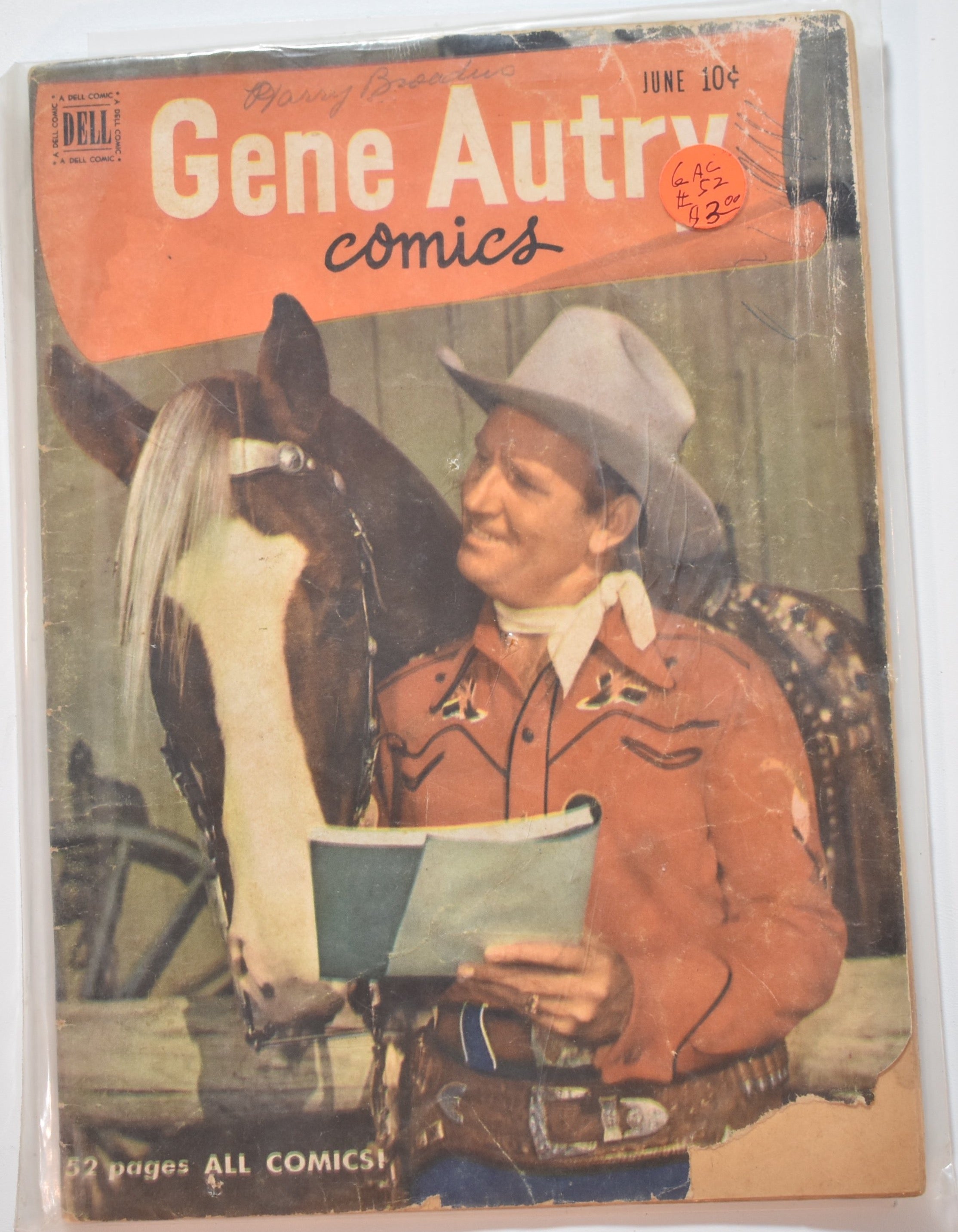 Gene Autry Comics Dell Comic Book 52
