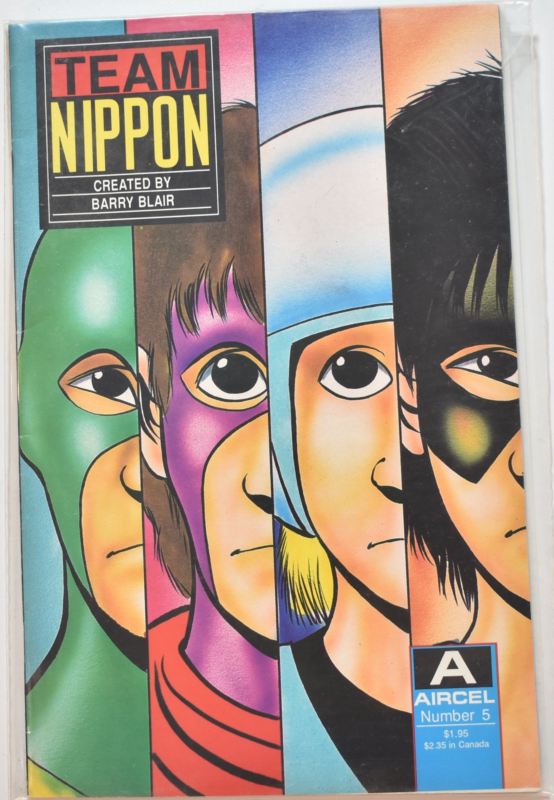 Team Nippon Number 5 Comic Book Aircel Barry Blair