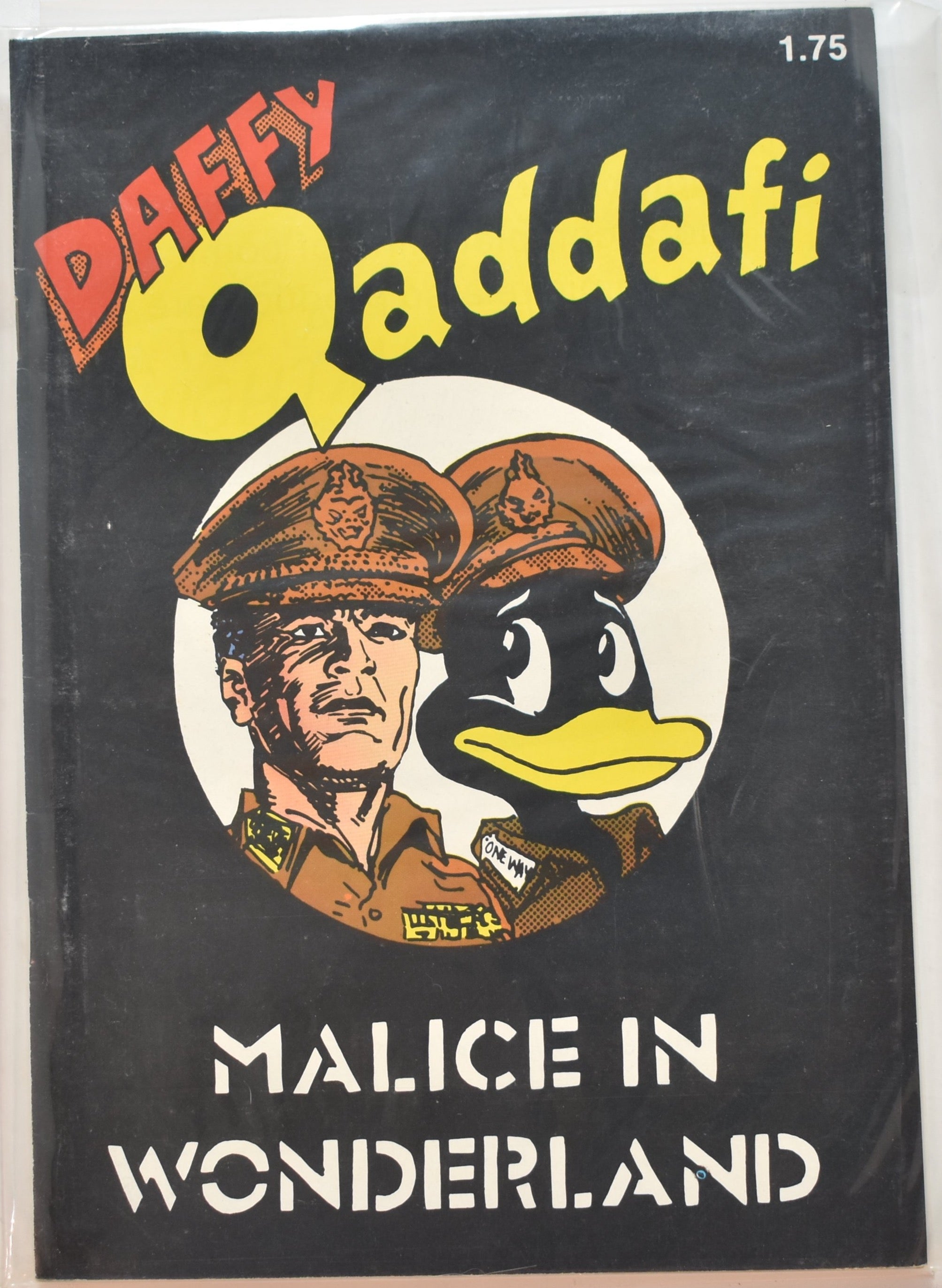 Daffy Qaddafi Malice in wonderland Comic Book Vintage