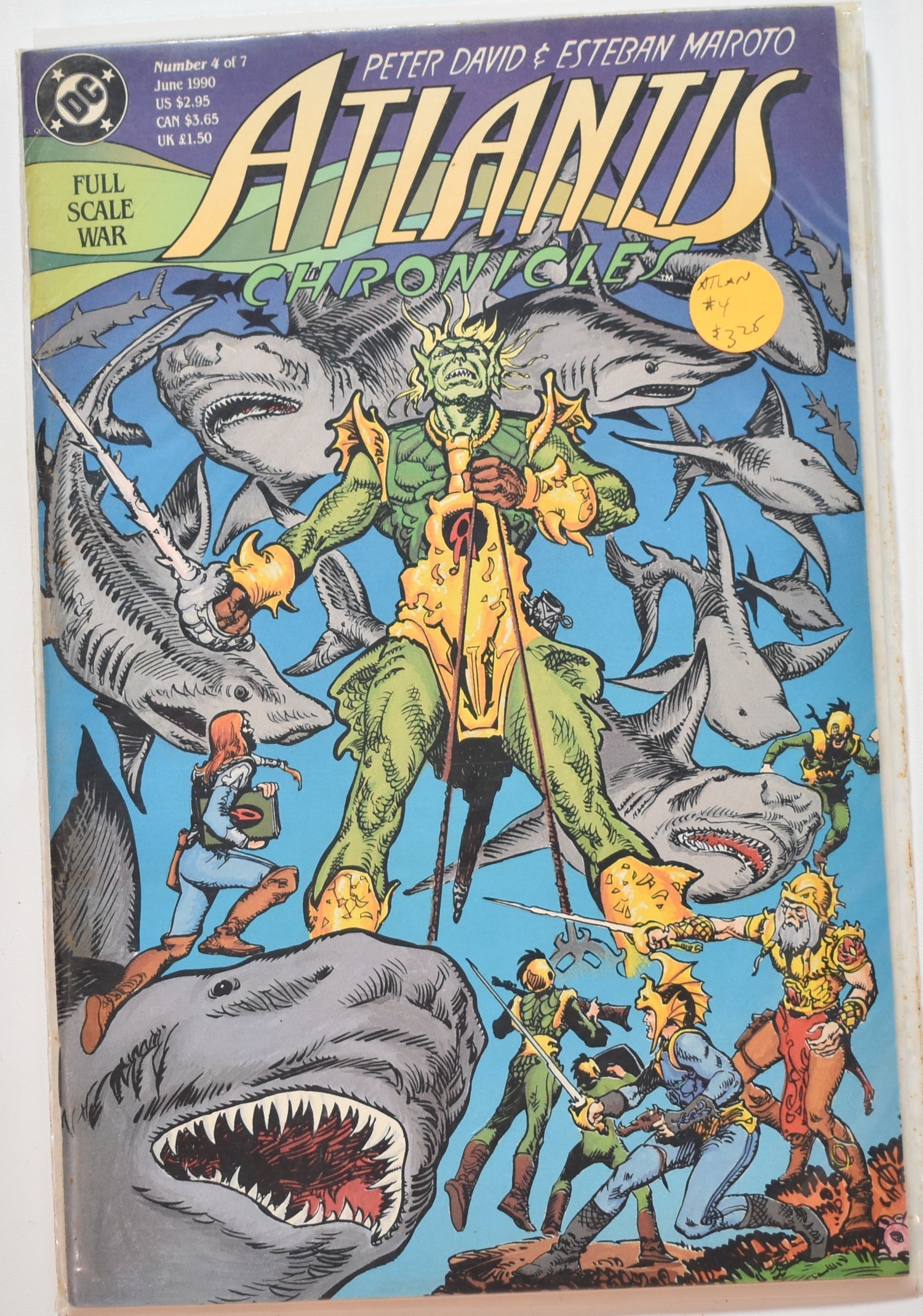 Atlantis Chronicles 4 of 7 Dc comics 1990