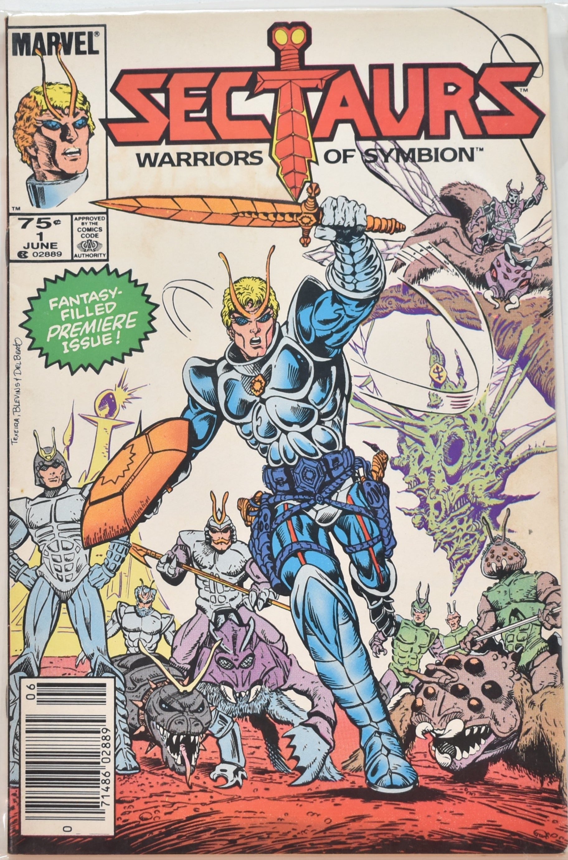 Sectaurs Warriors of Symbion Marvel Comics 1