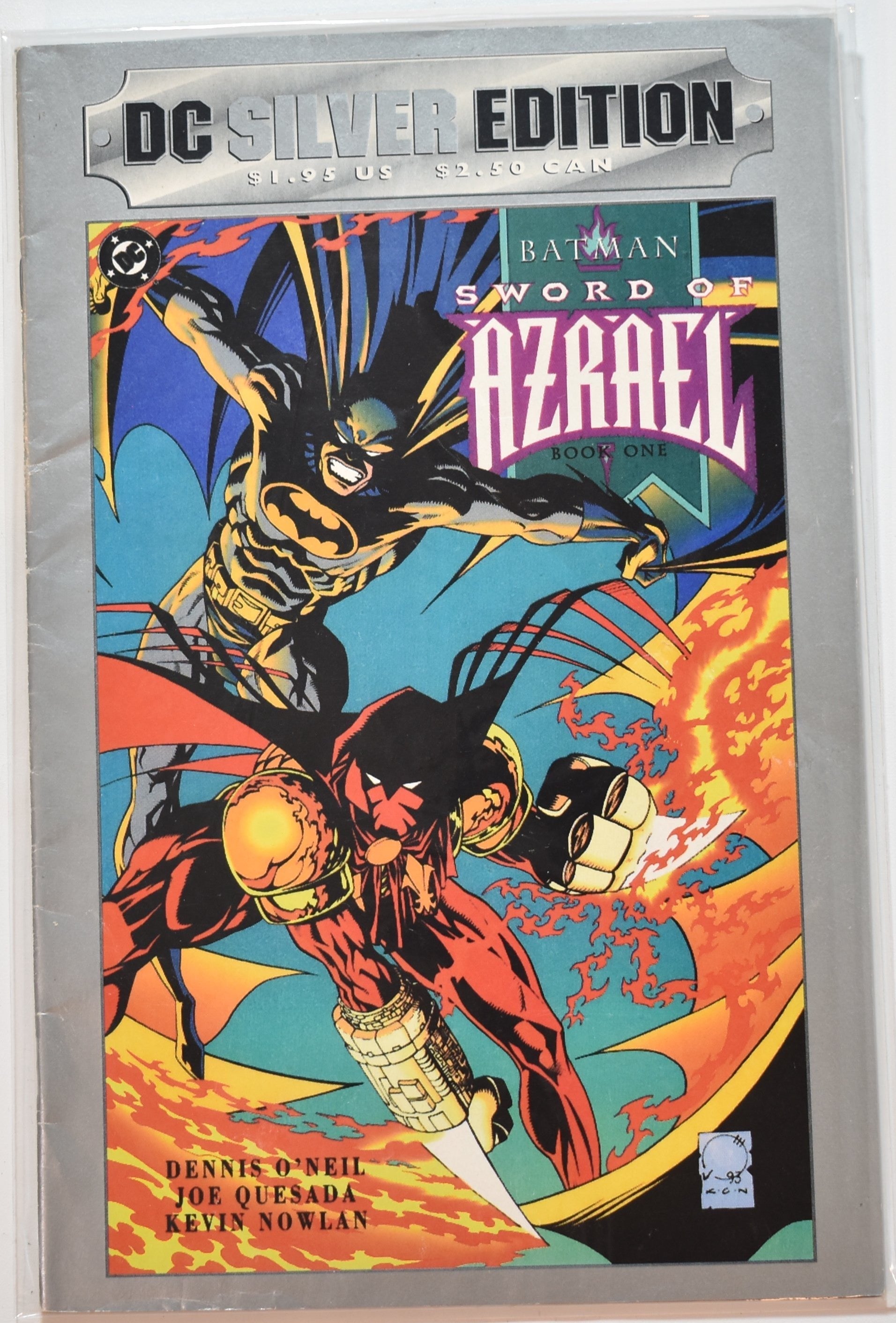Sword of Azrael Book 1 Dc Silver Edition Comic Book Batman