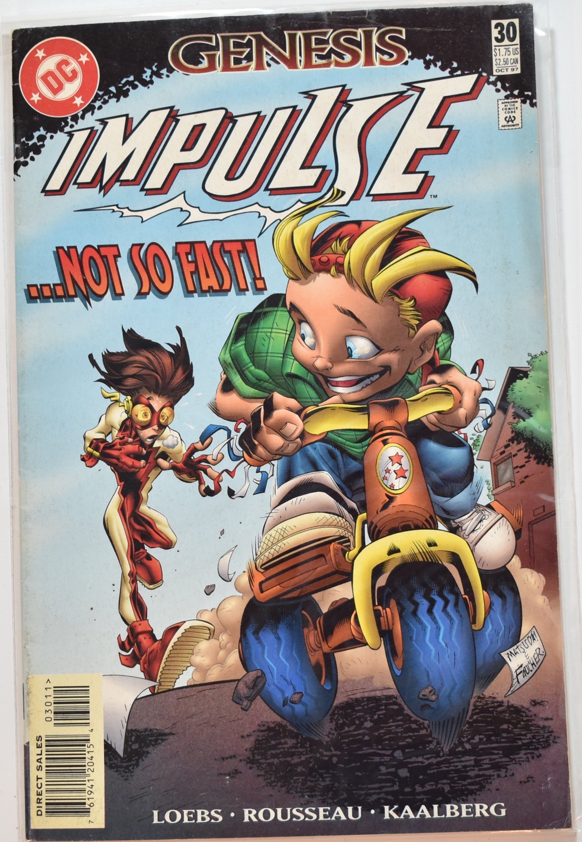 Impulse Genesis 30 Comic Book Not so fast Dc Comics