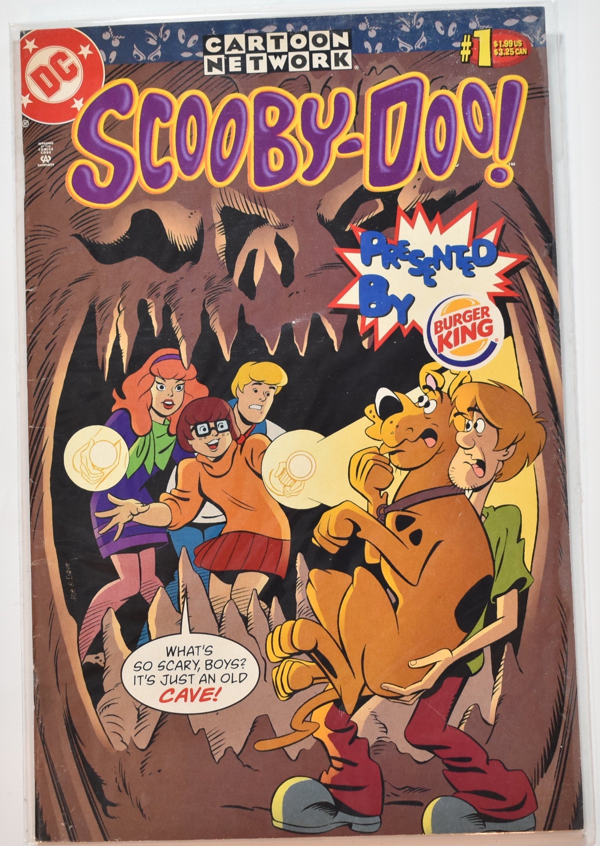Scooby Doo Number 1 Comic Book Dc Comics - Presented by Burger King