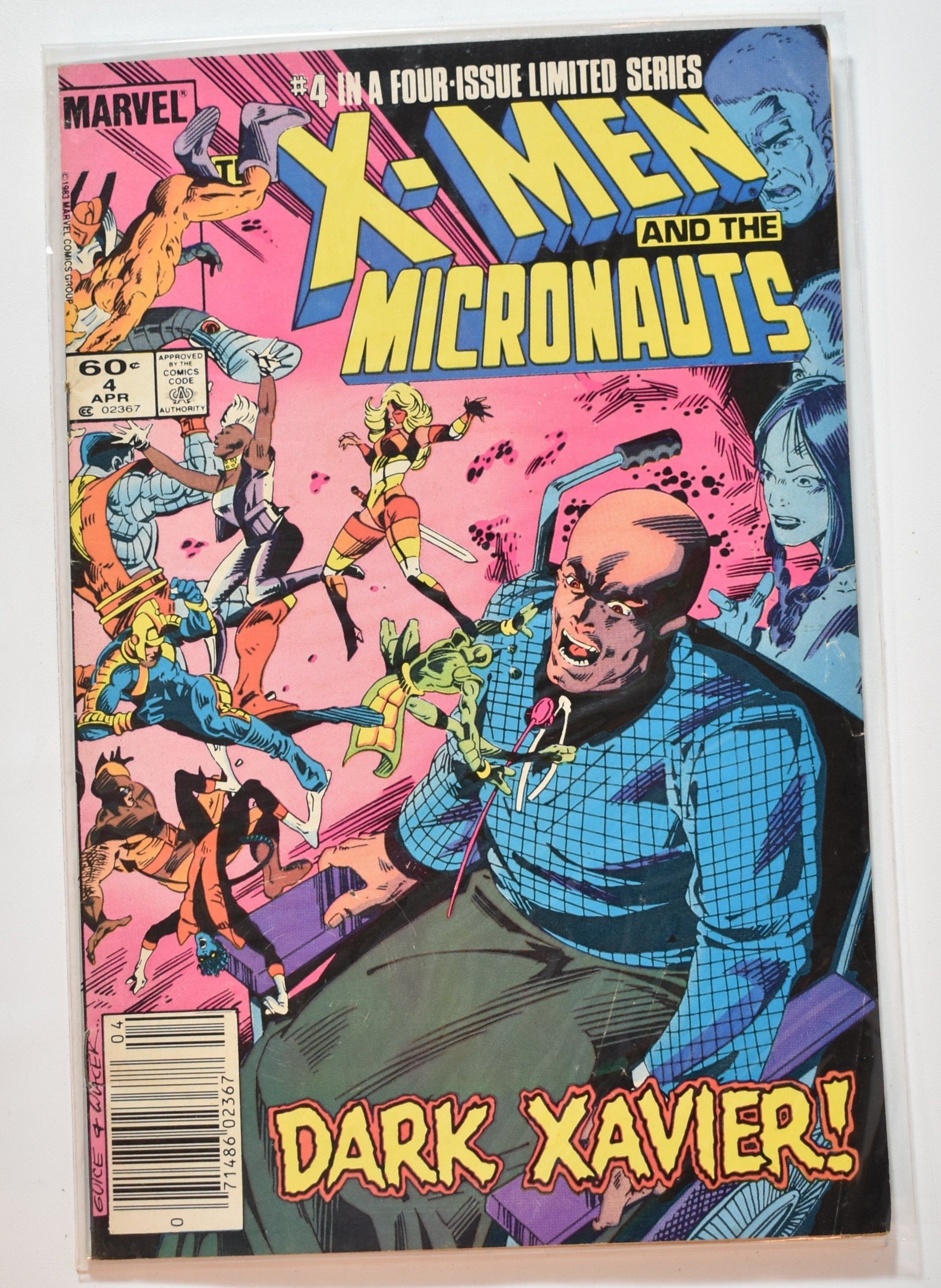 X-Men and the Micronauts 4 Dark Xavier Limited Series