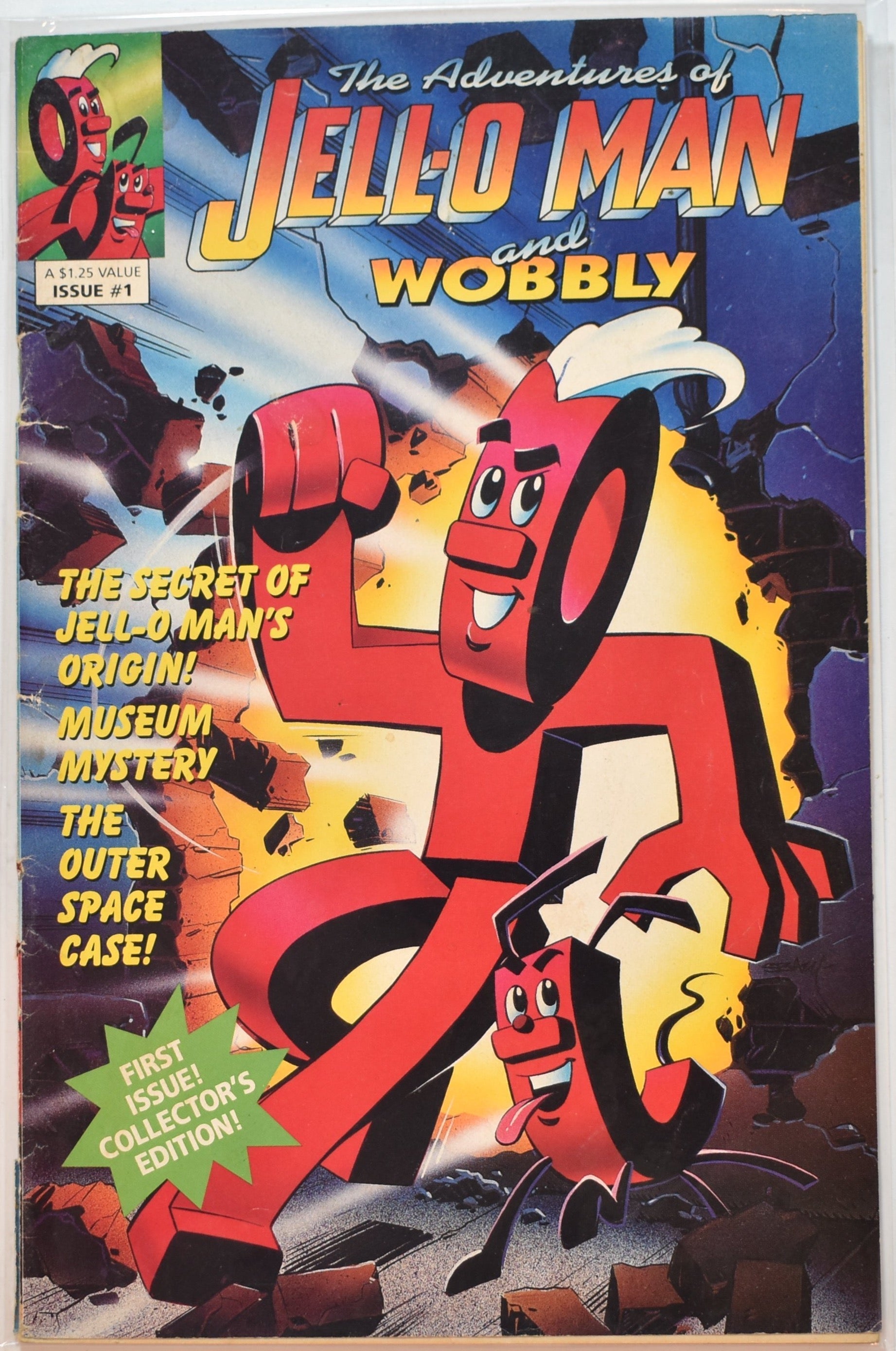Jello Man and Wobbly Issue 1 Comic Book