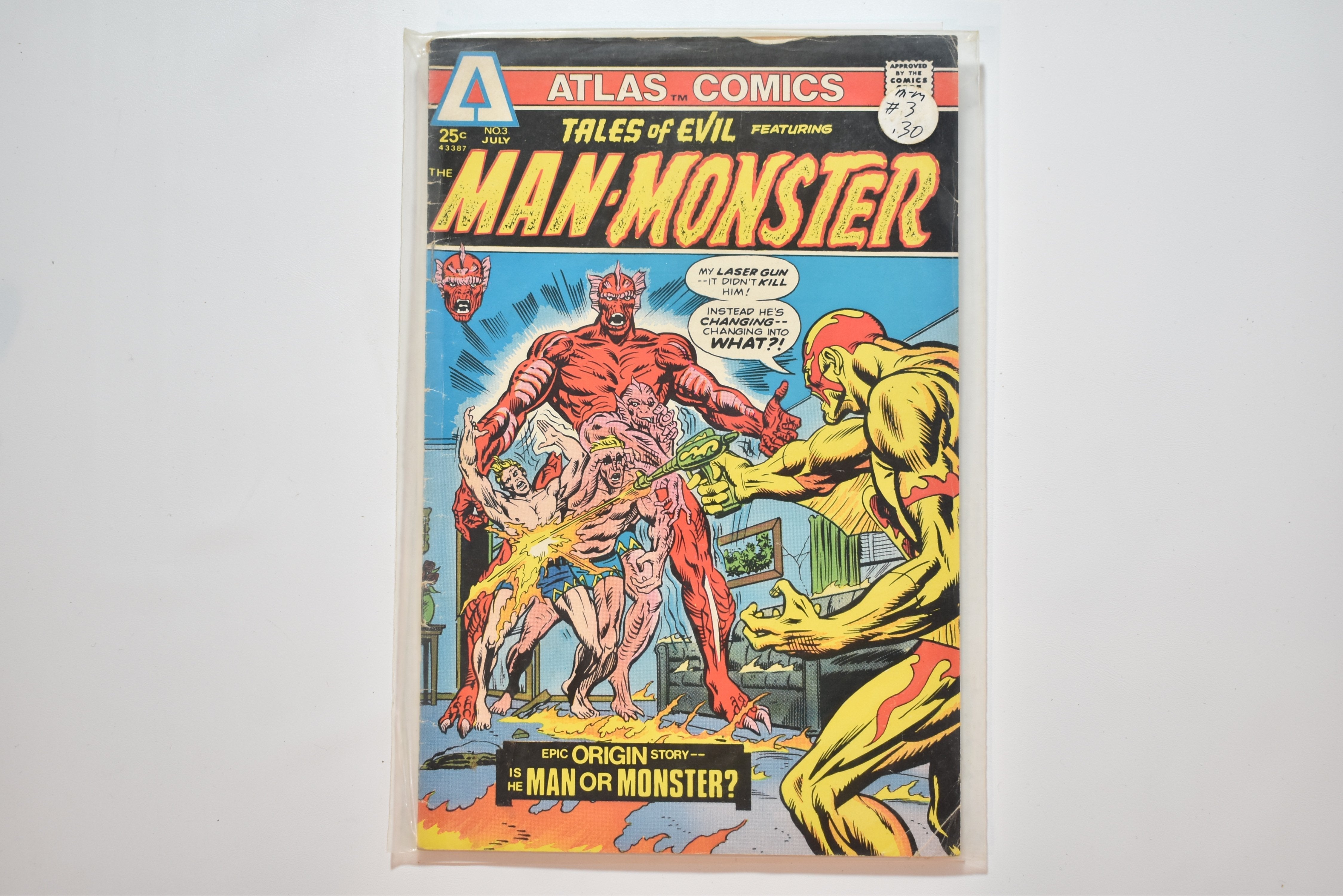 Atlas Comics Tales of evil Man Monster No. 3