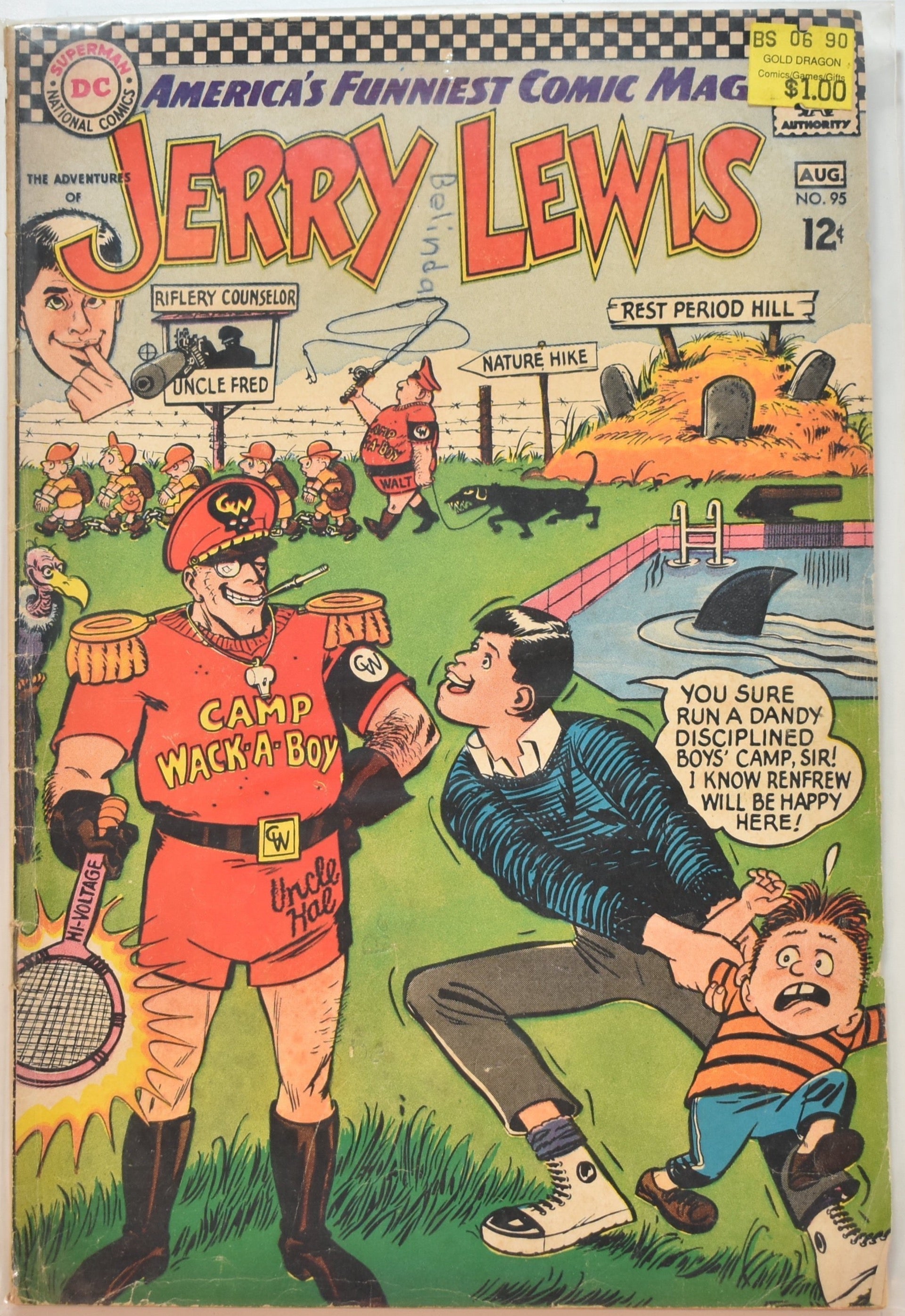 Jerry Lewis 95 Comic Book Dc Comic Books
