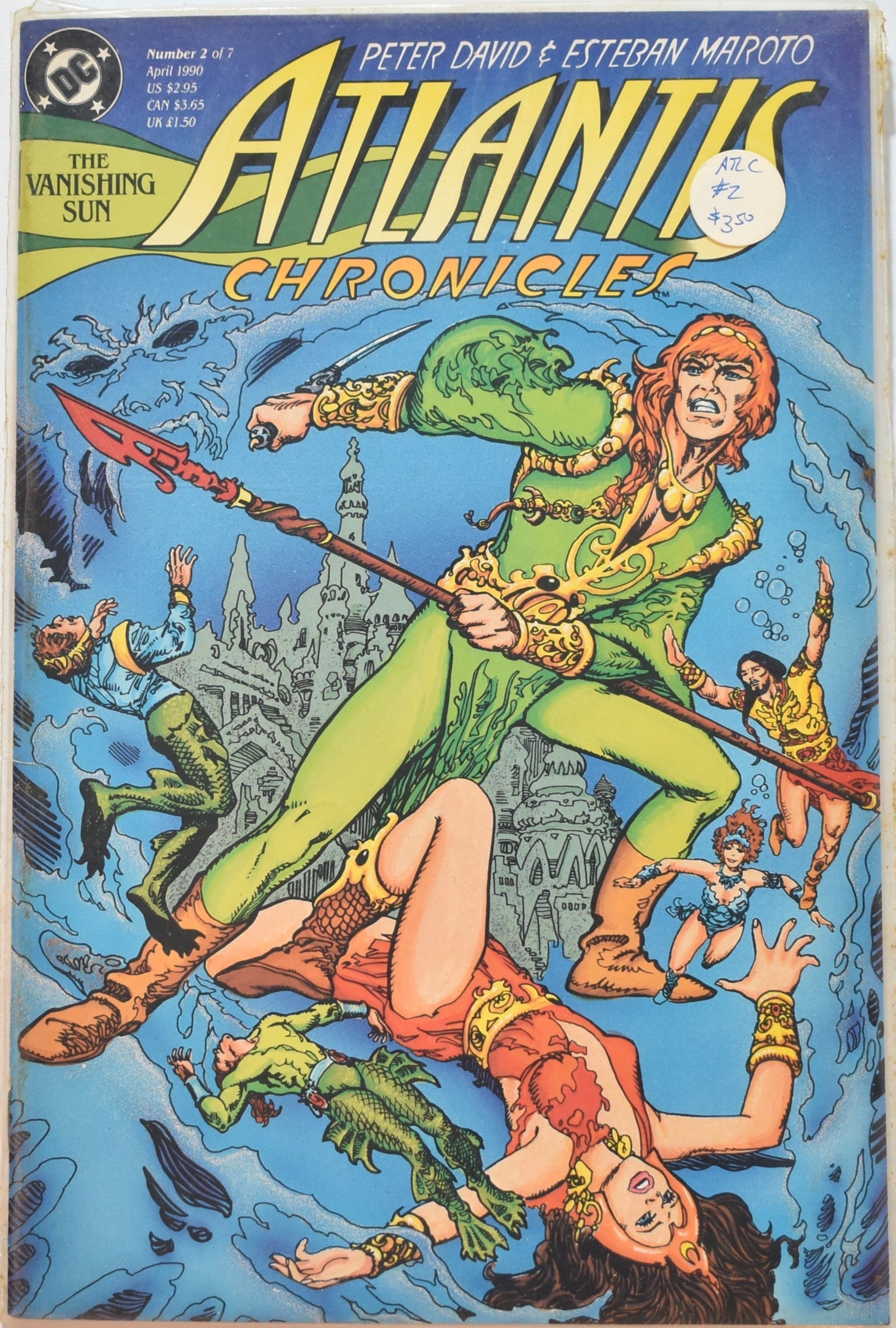 Atlantis Chronicles The Vanishing Sun 2 Dc Comics Comic Book