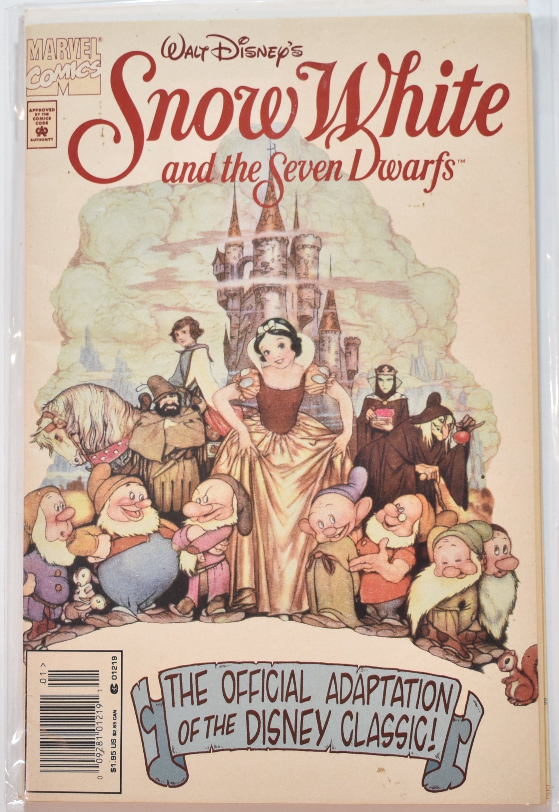 Snow White and the seven Dwarfs Marvel Comics Disney 1