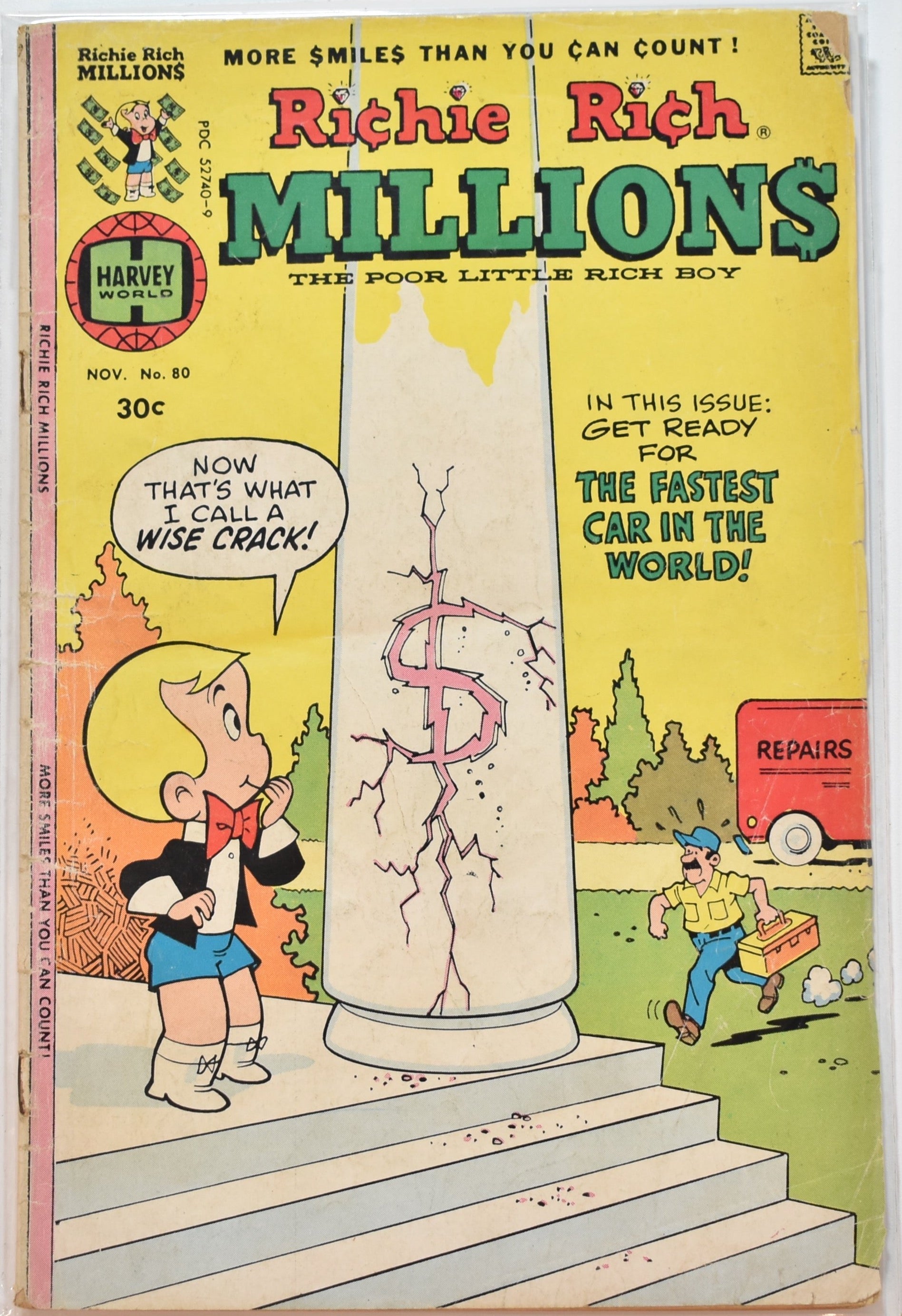 Richie Rich Millions No. 80 Harvey World Comics