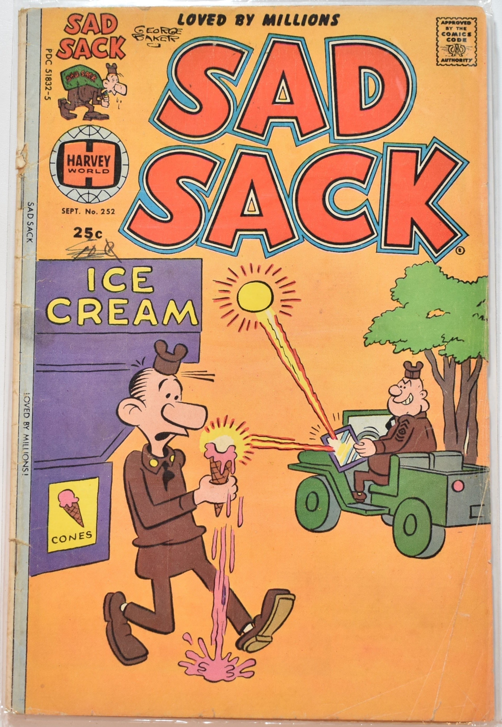 Sad Sack Harvey World No. 252 Ice Cream