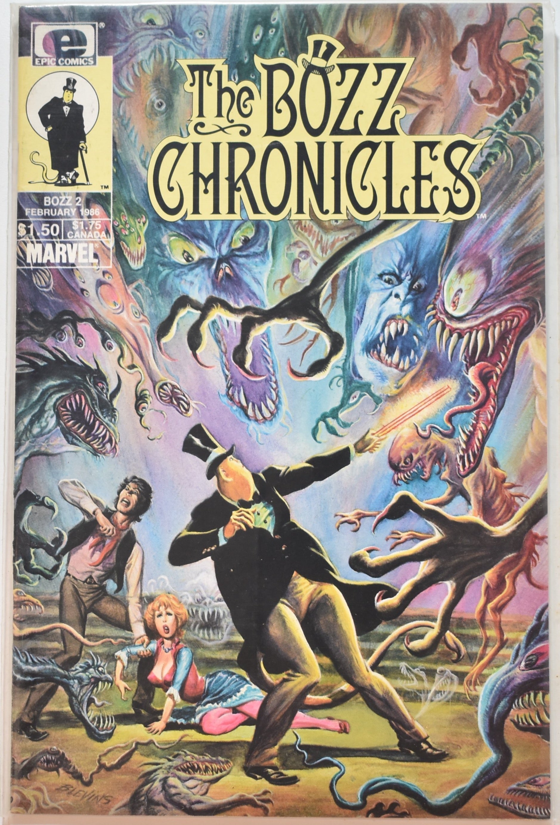The Bozz Chronicles Epic Comics 2 Comic Book Marvel