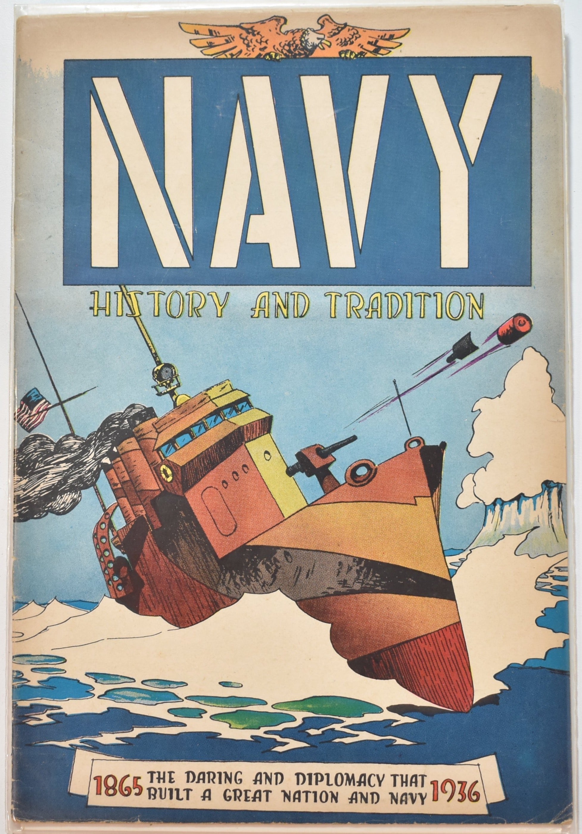 Navy History and tradition 1865 -1936 Comic book
