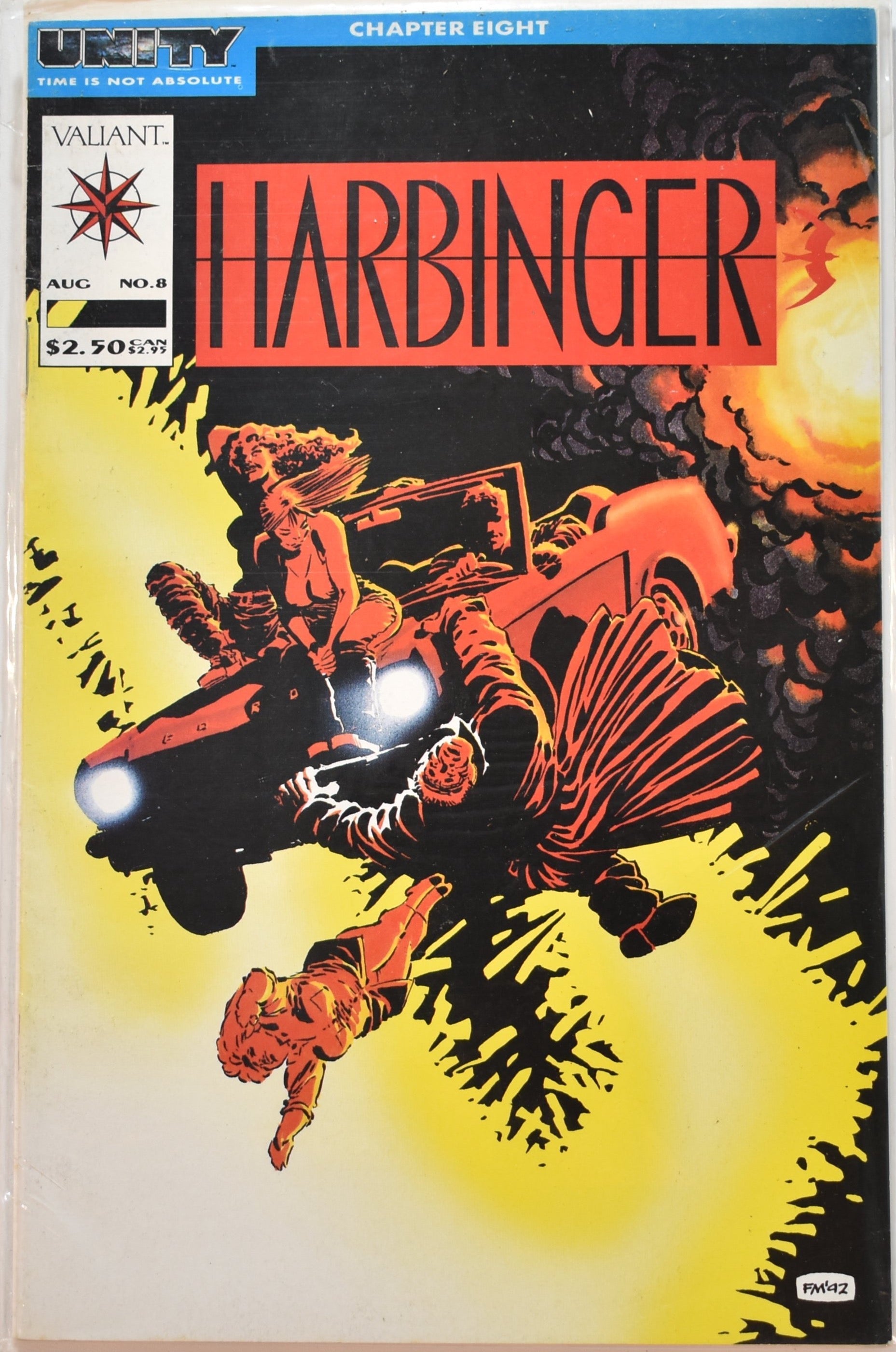 Harbinger Comic Book 8 Valiant Chapter eight