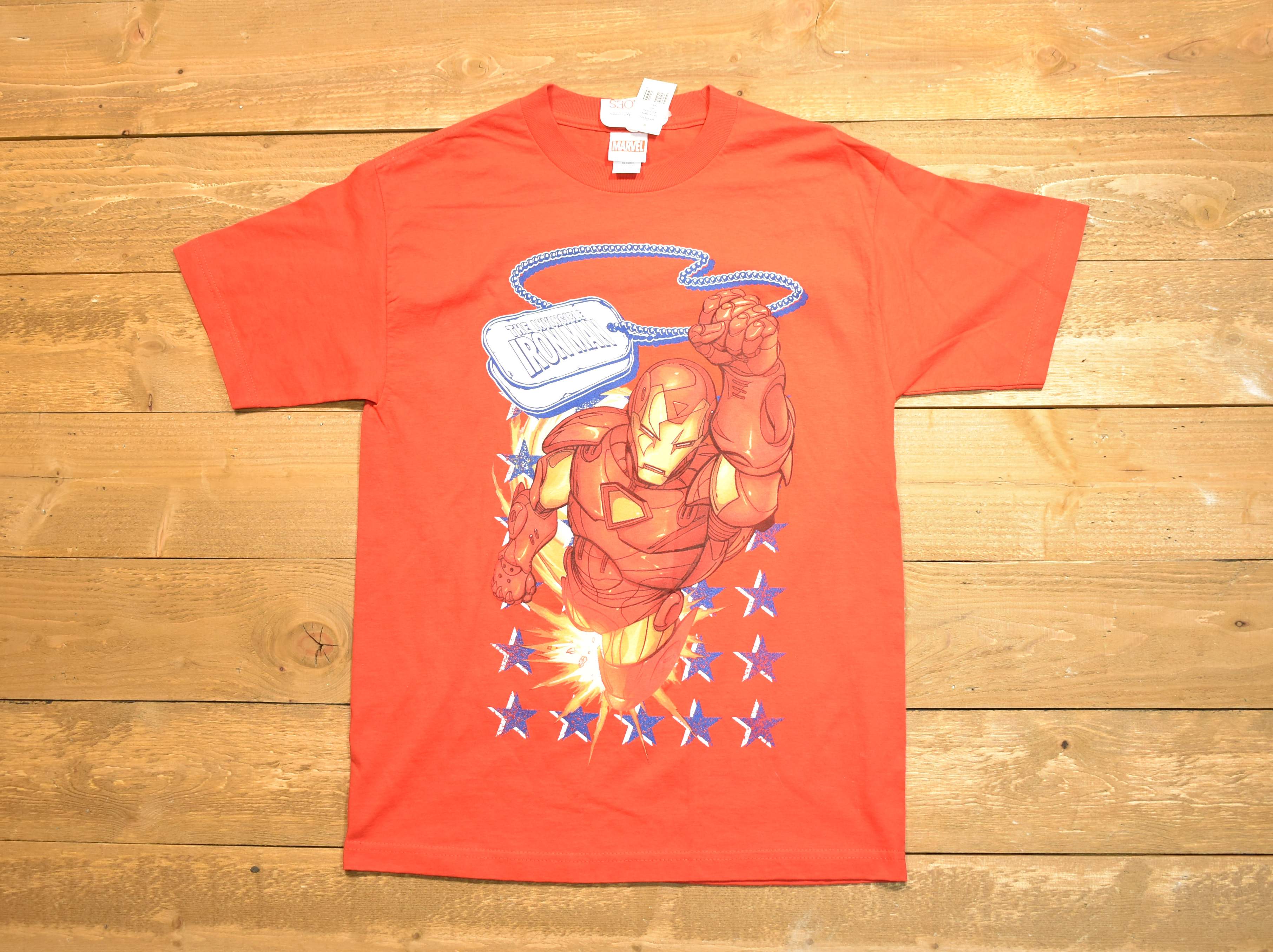 Iron Man marvel T-shirt read new Disney red T-shirt medium