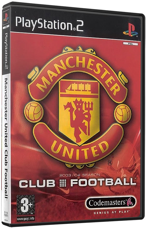 Club Football - Manchester United PS2 Sony Playstation 2 Used Video Game PS2