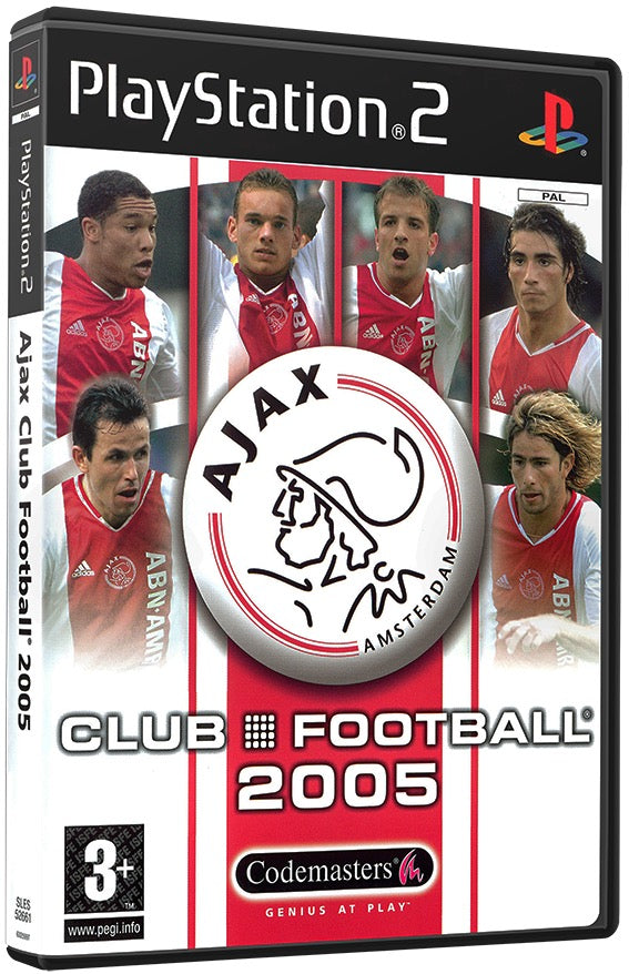 Club Football 2005 - Ajax Amsterdam PS2 Sony Playstation 2 Used Video Game PS2