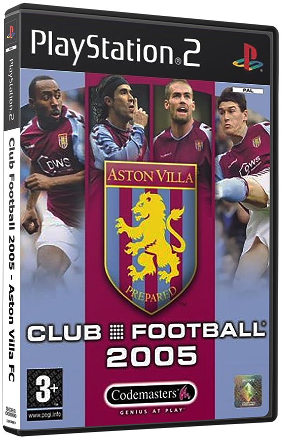Club Football 2005 - Aston Villa FC PS2 Sony Playstation 2 Used Video Game PS2